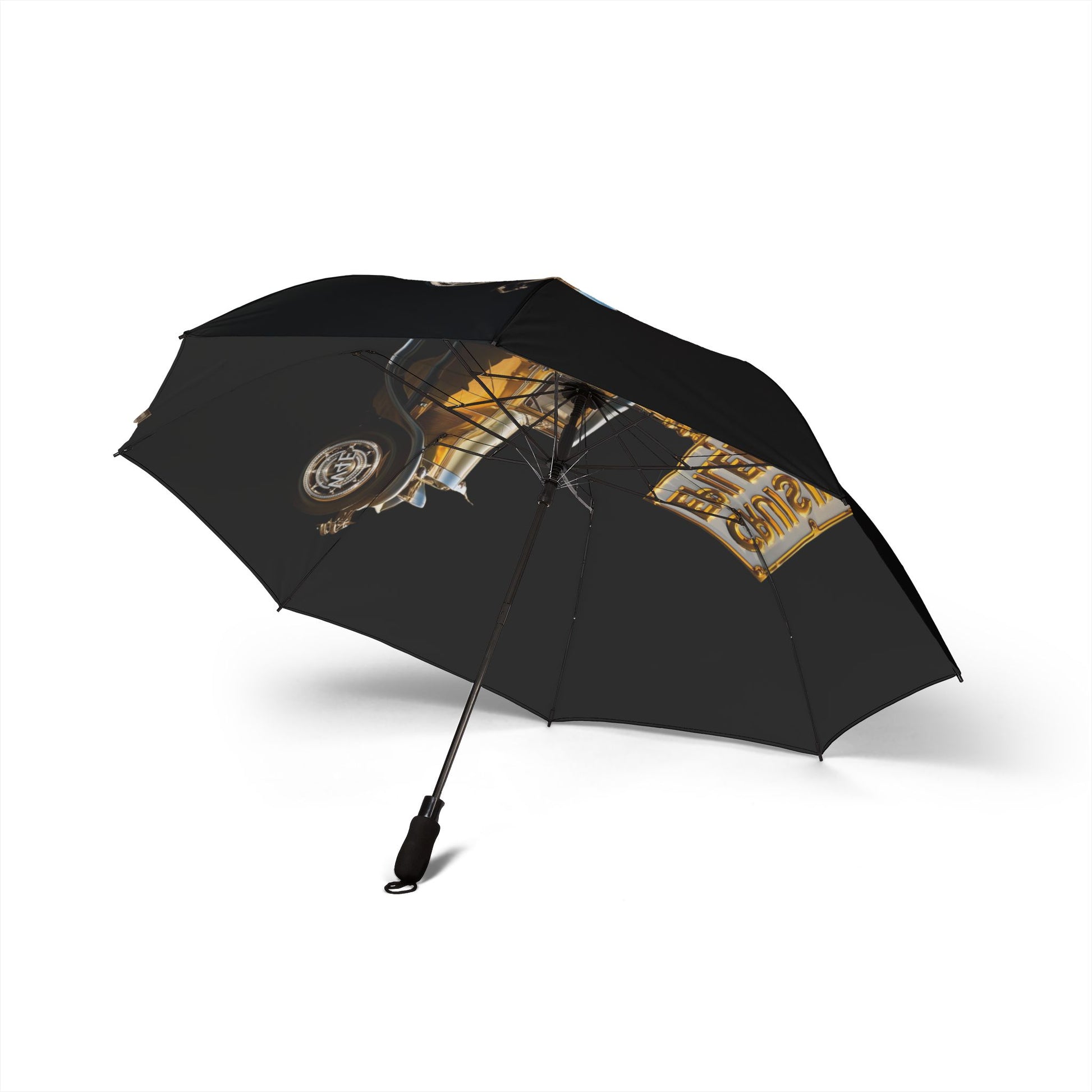 Gold Vintage Car Cruisin' 4 Epilepsy Umbrella