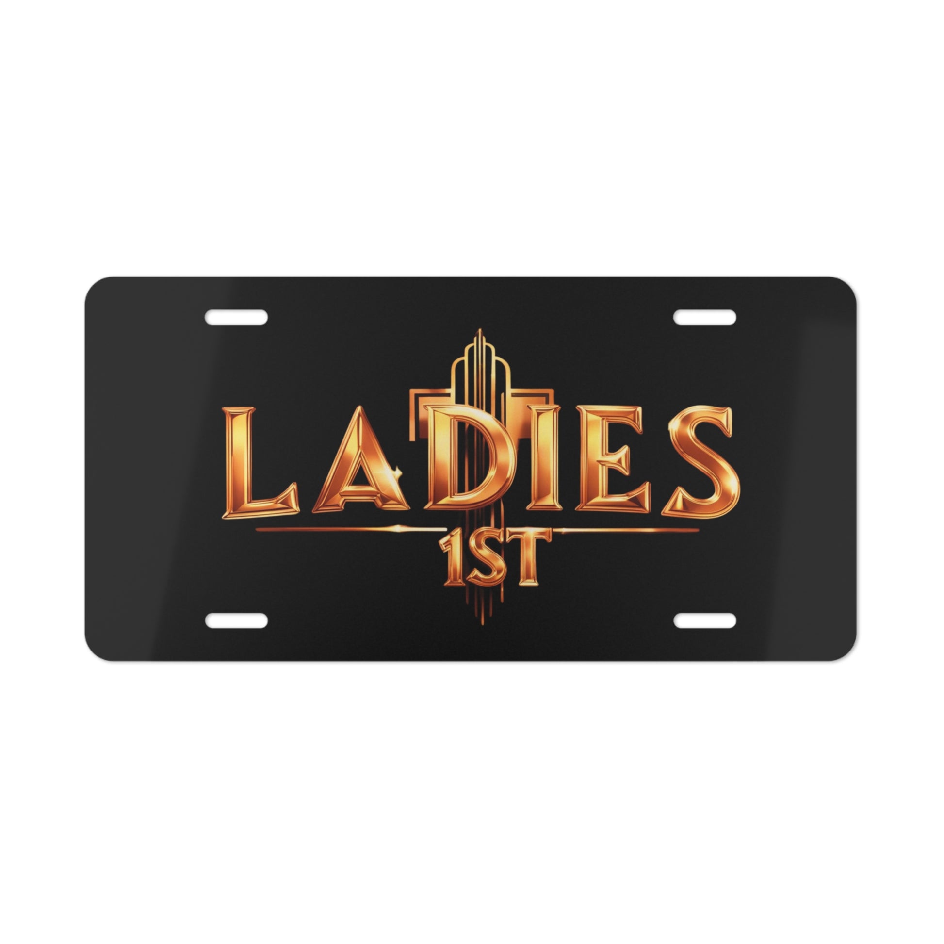 Ladies 1st Vanity Plate