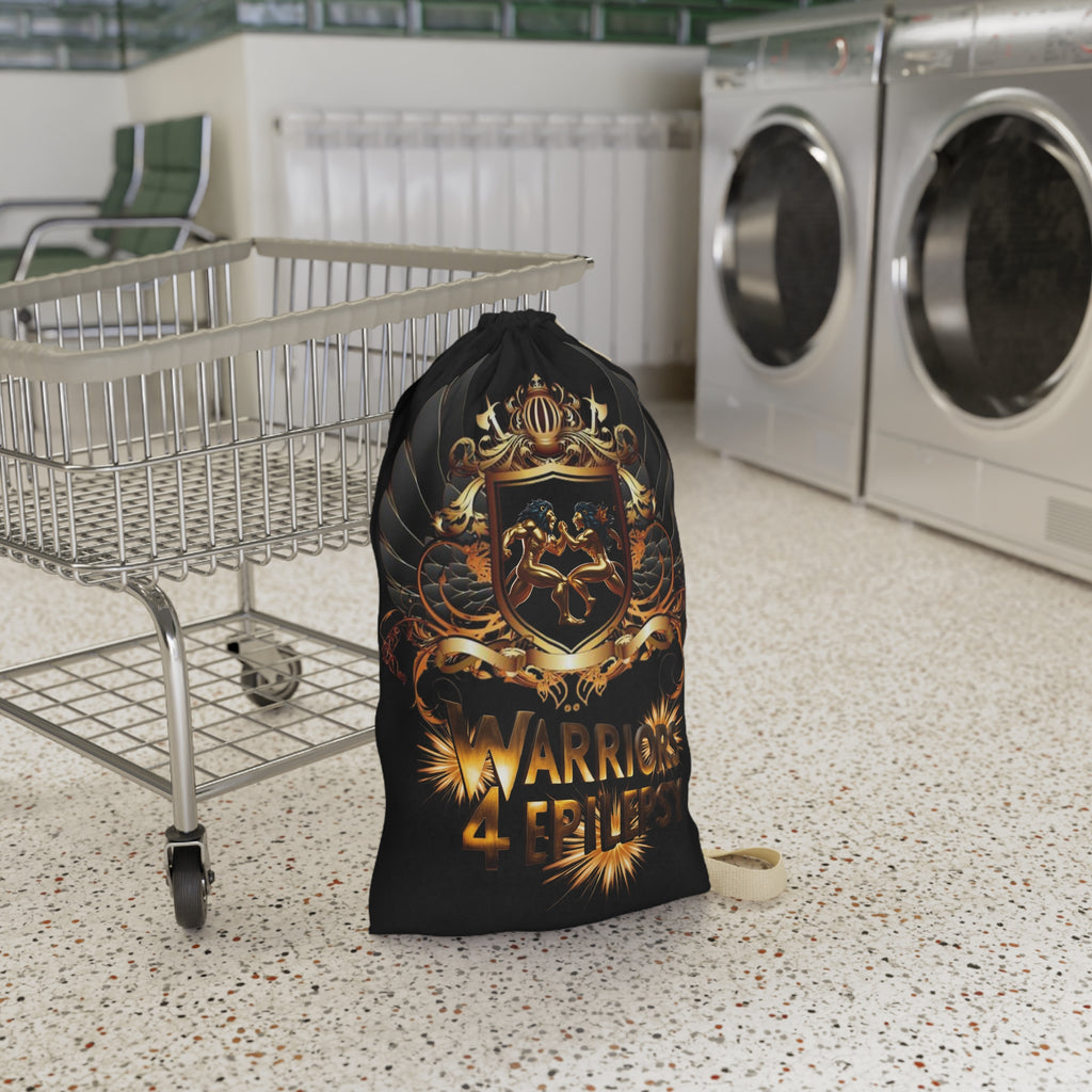 Warrior Spirit Laundry Bag | Elegant Storage Solution, Unisex Gift, Fitness Accessory, Travel Companion, Home Organizer