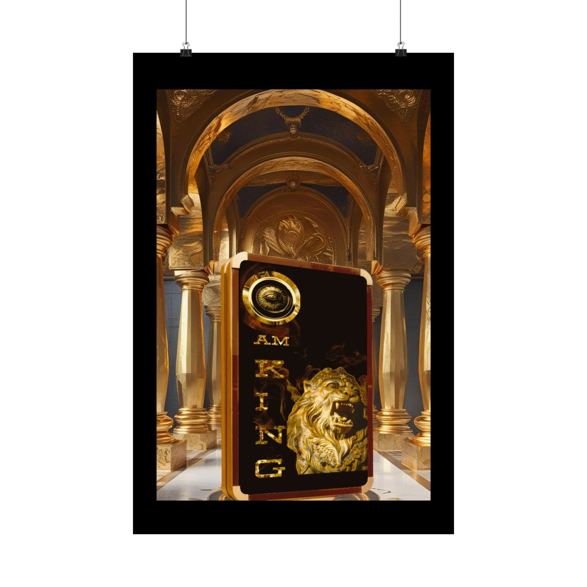 I Am King Satin Poster