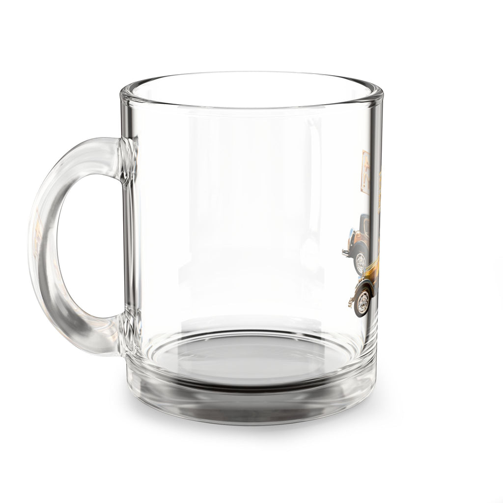 Gold Vintage Car Cruisin' 4 Epilepsy Glass Mug, 10oz