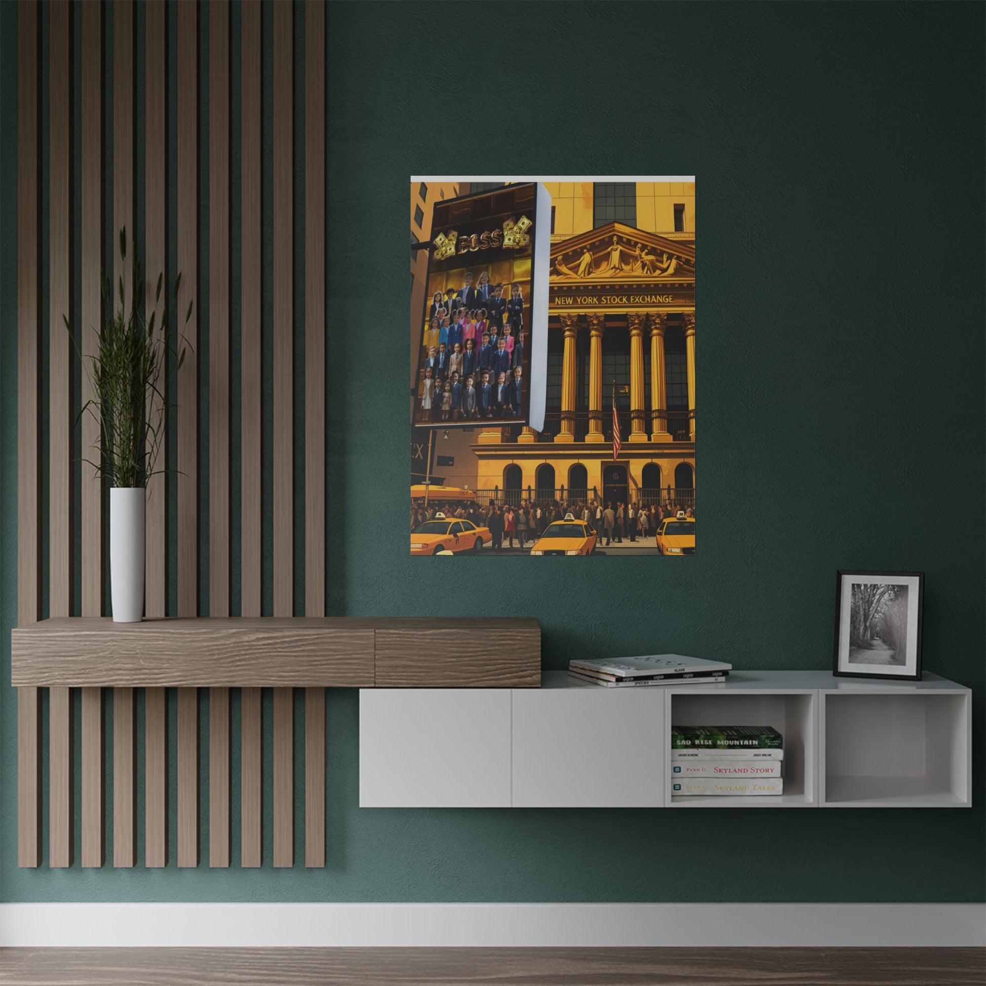 NY Stock Exchange Satin Poster