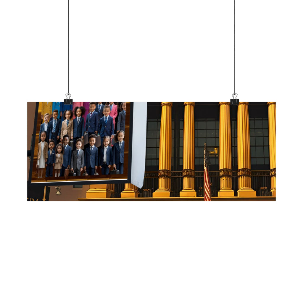 NY Stock Exchange Satin Poster