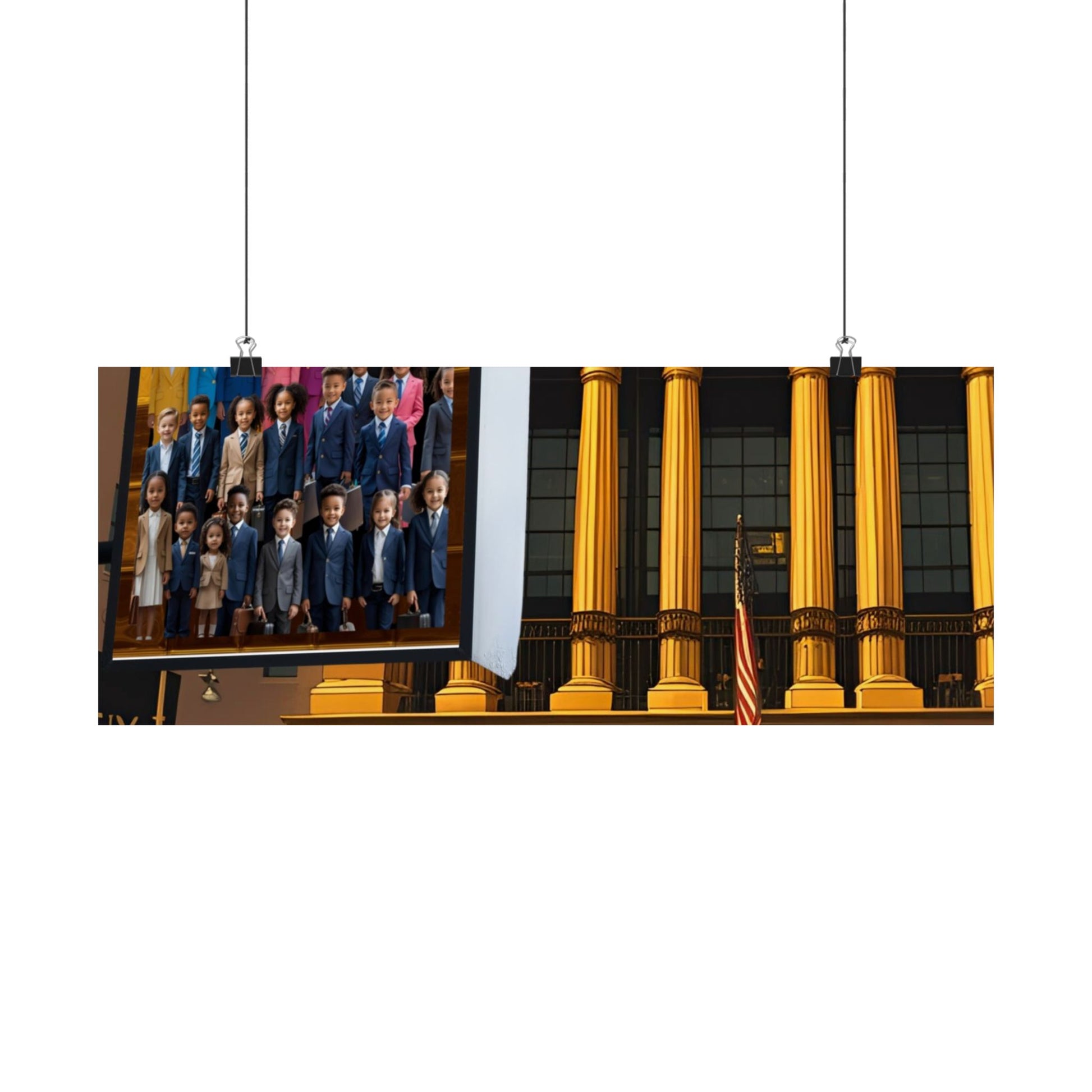 NY Stock Exchange Satin Poster