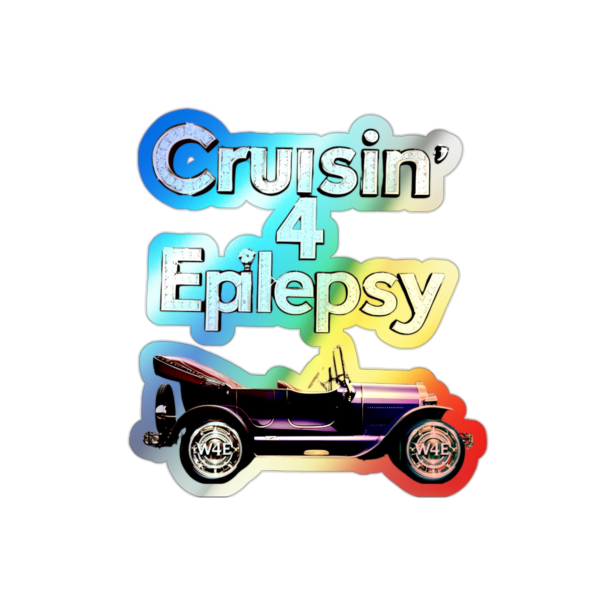 Bling Cruisin’ 4 Epilepsy Die-Cut Stickers
