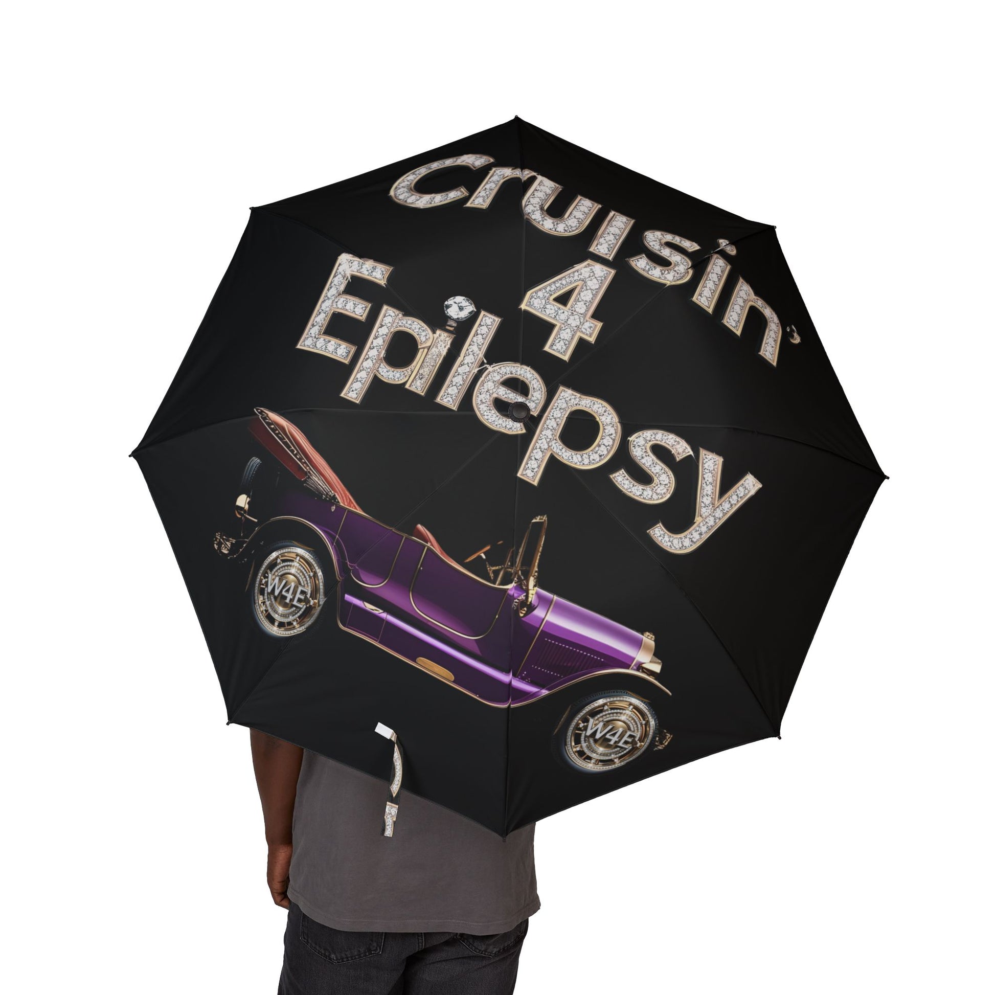 Bling Vintage Car Cruisin' 4 Epilepsy Umbrella