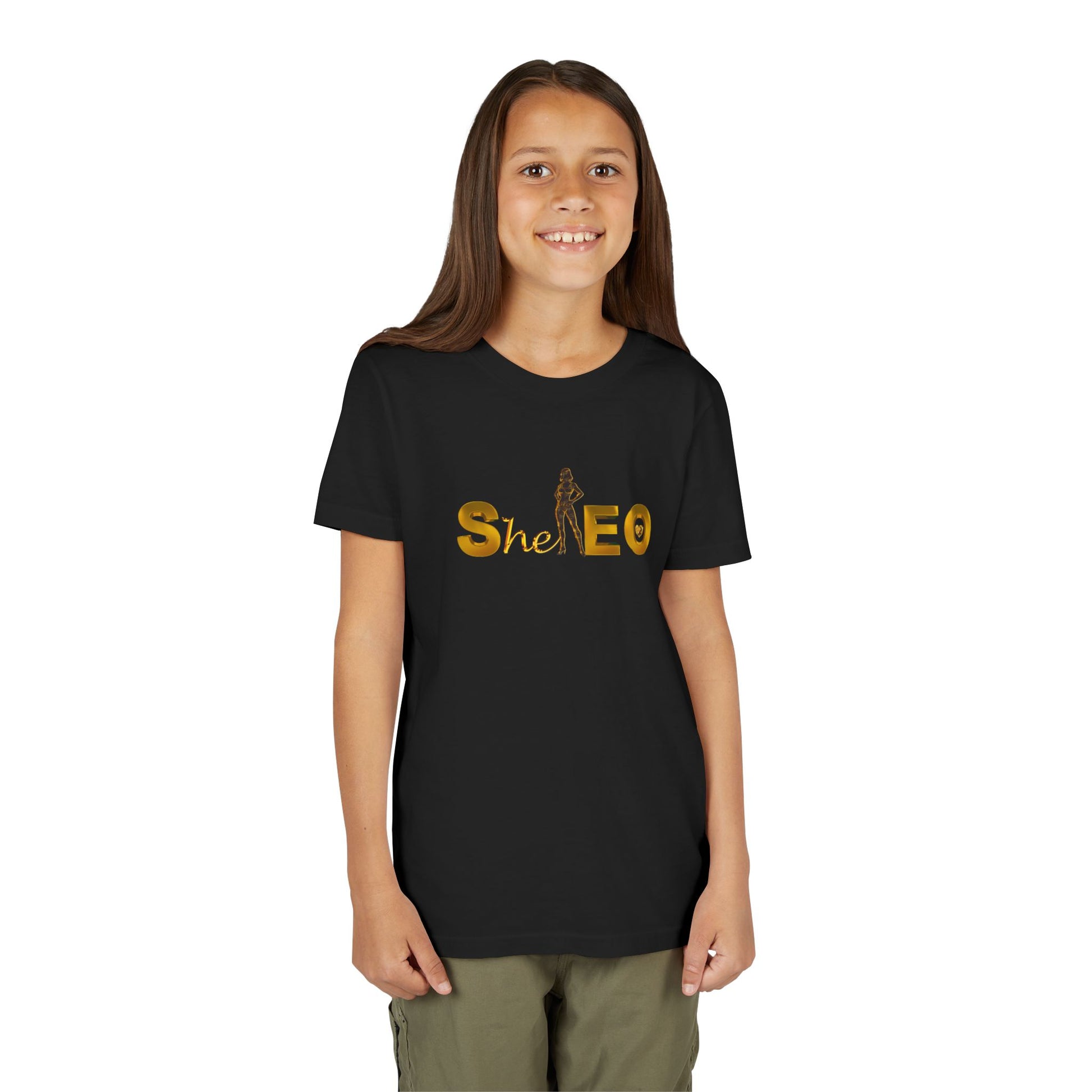 Youth Girl’s *SHE*-EO Short Sleeve Tee