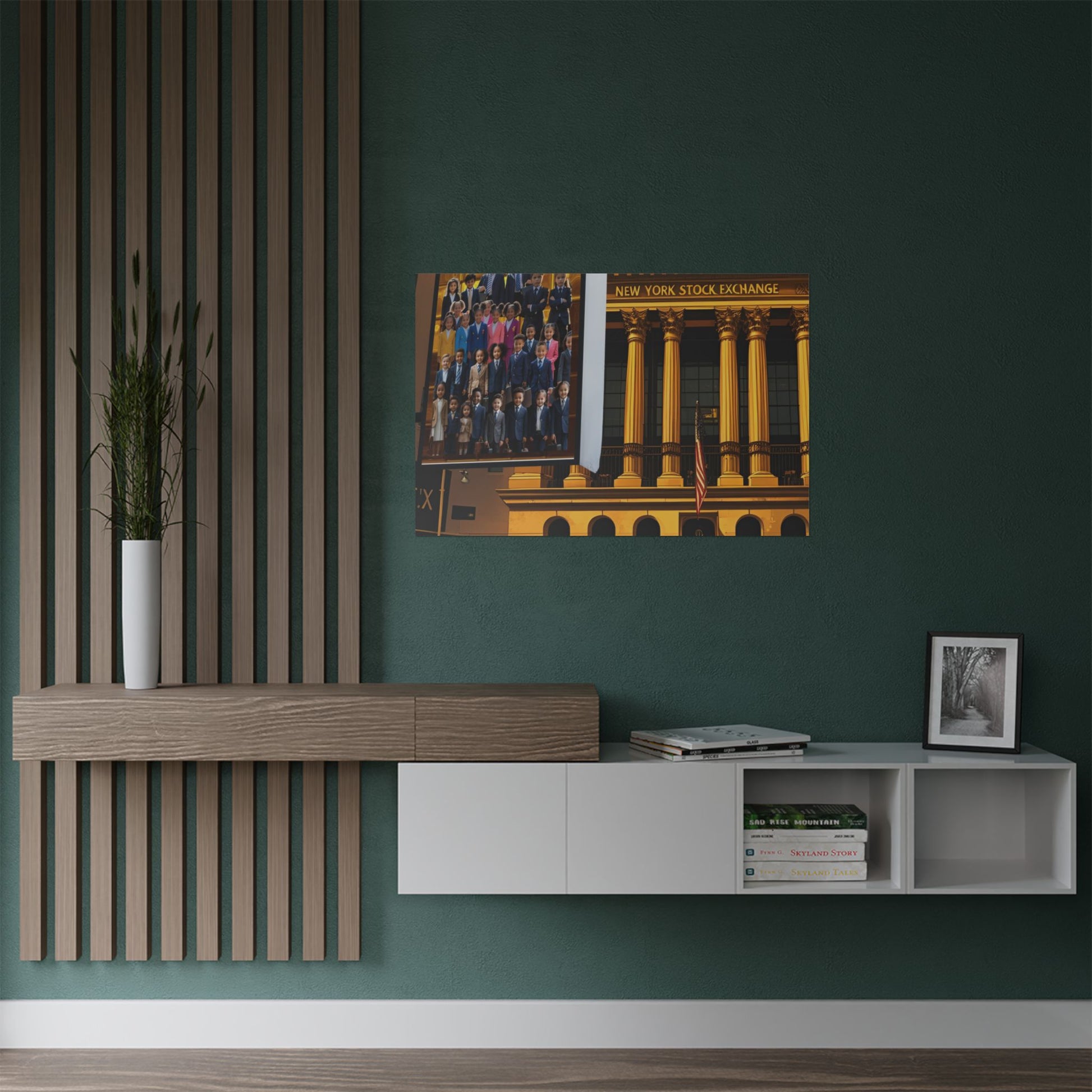 NY Stock Exchange Satin Poster