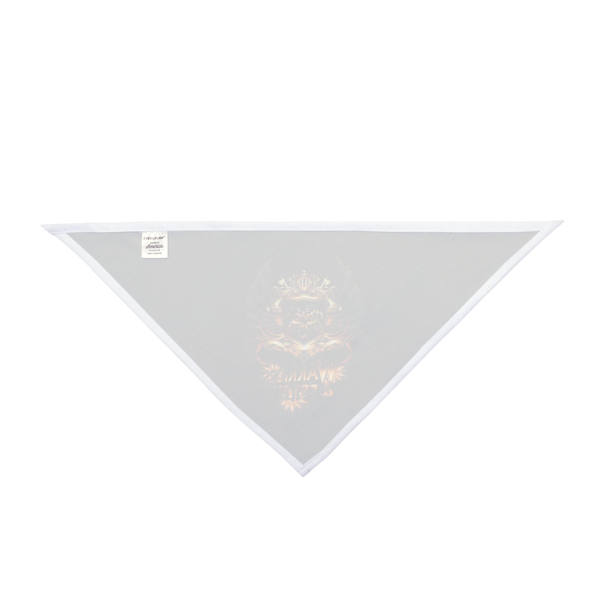 Warriors 4 Epilepsy Pet Bandana, Black
