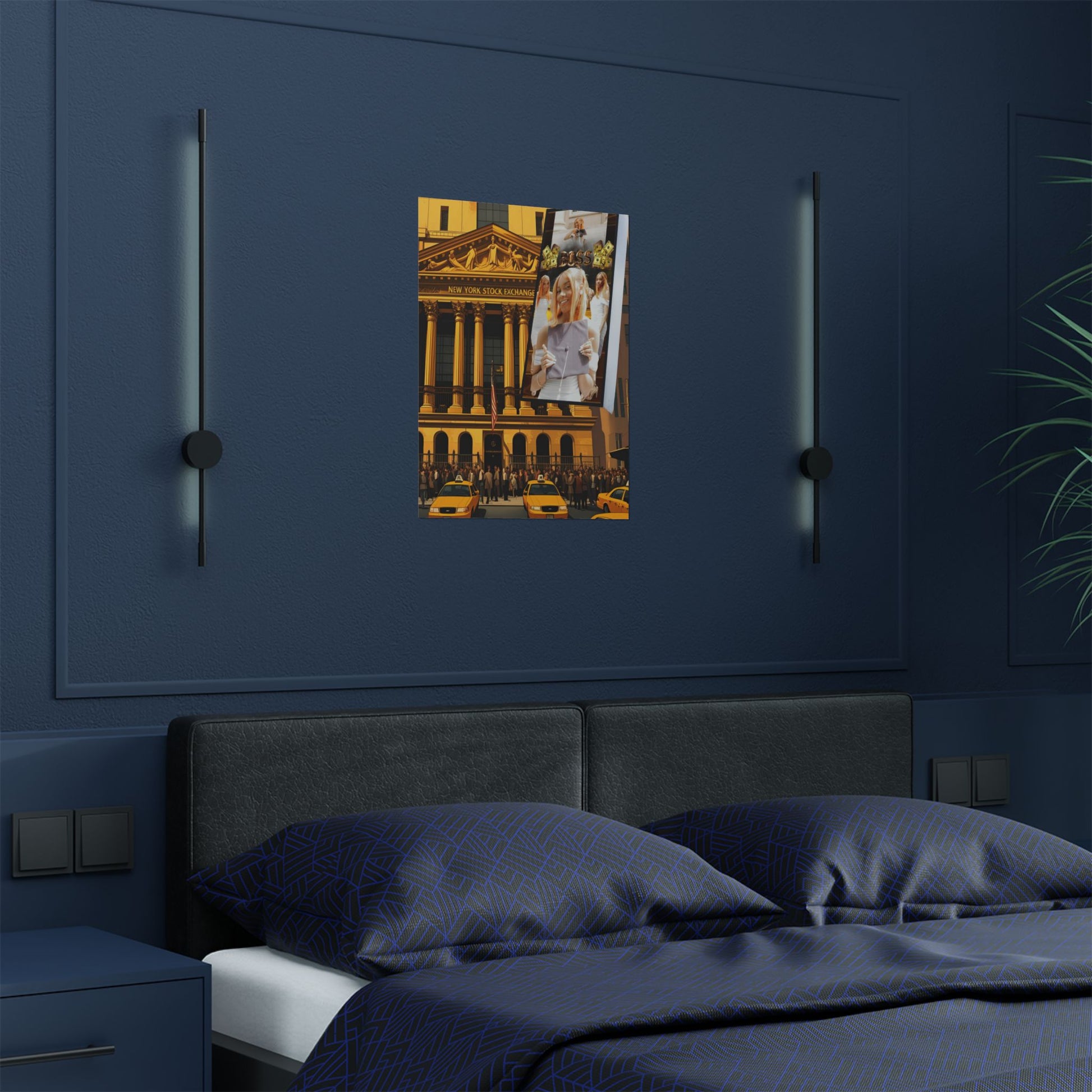 Stylish Satin Posters for Decor, Unique Gift for Art Lovers, Wall Art for Home, Office Inspiration, Creative Room Decor