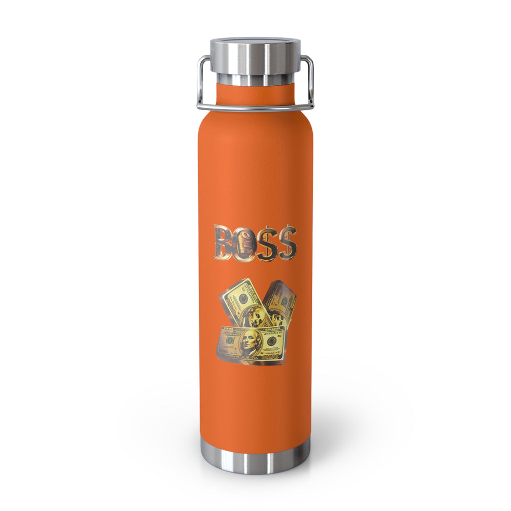 *BO$$*  Money Copper Insulated Water Bottle | 22oz