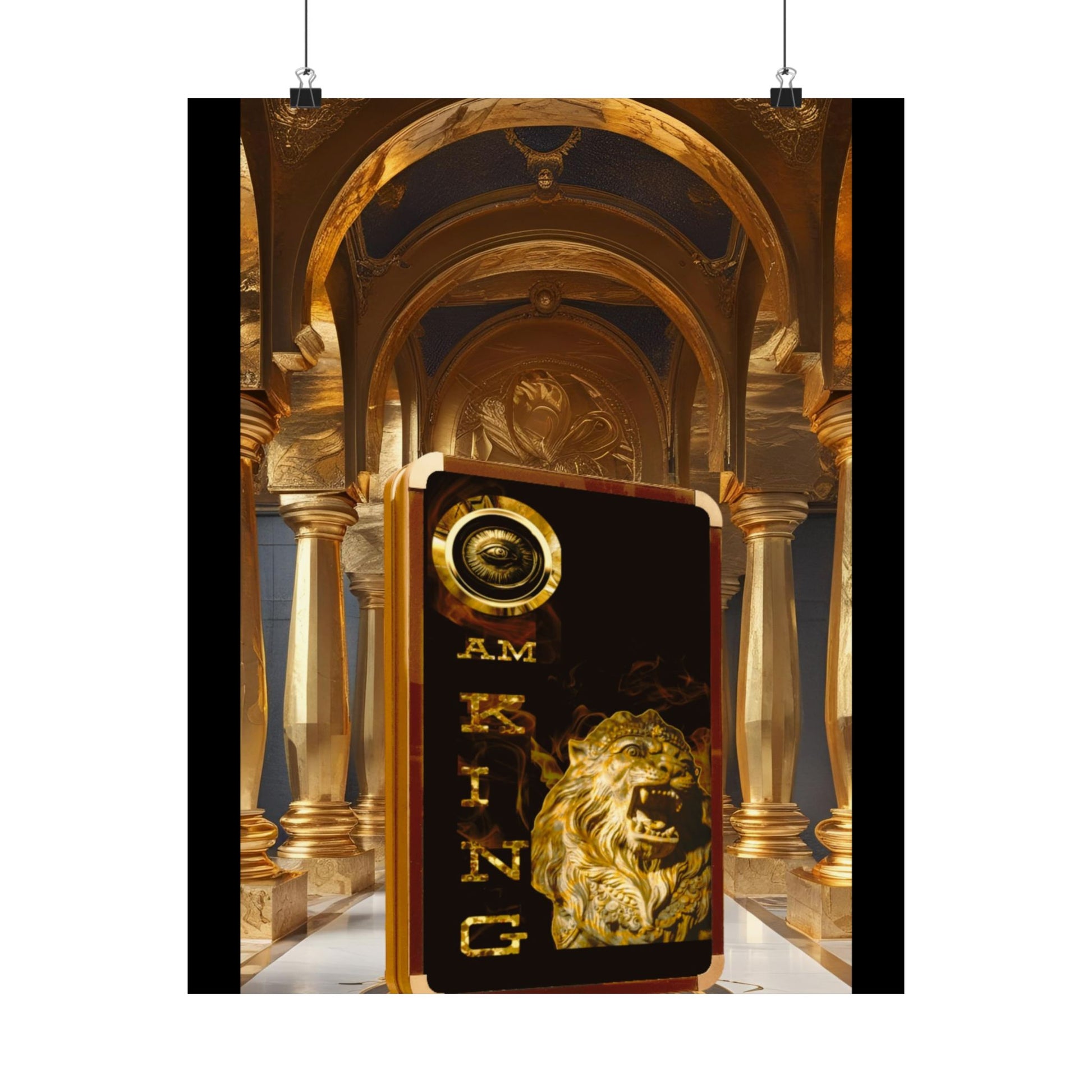 I Am King Satin Poster