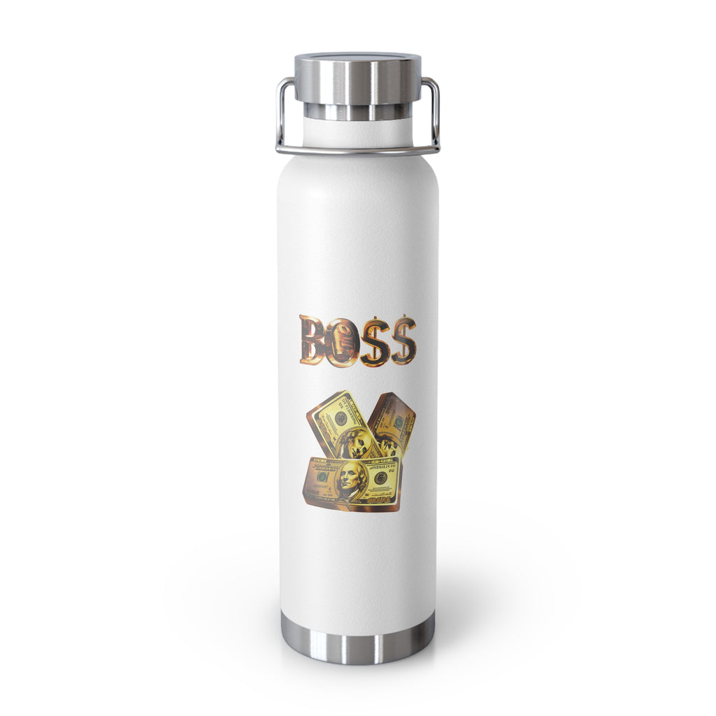 *BO$$*  Money Copper Insulated Water Bottle | 22oz