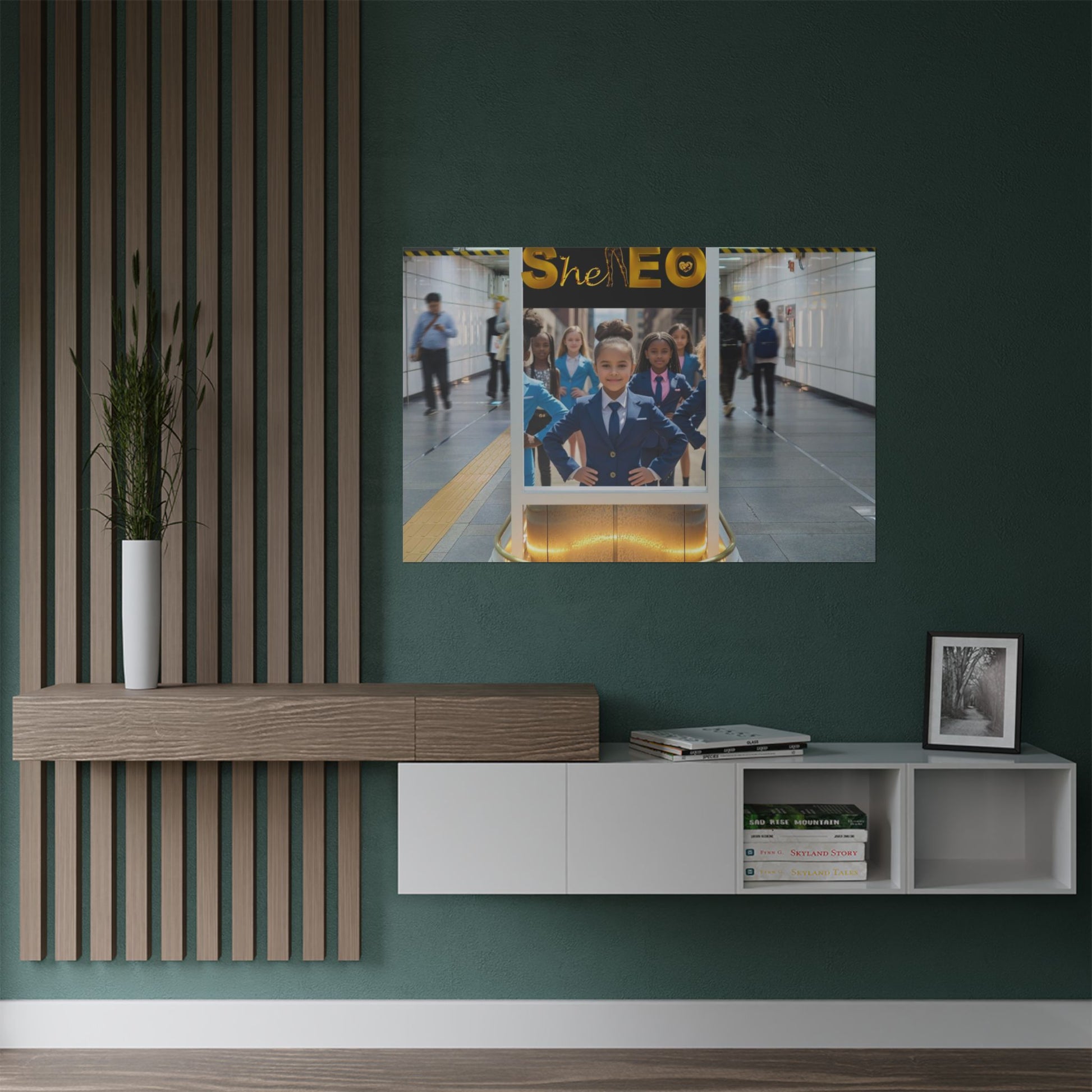 Empowering Satin Poster - SheEO Design, Inspirational Wall Art, Motivational Decor, Girls Empowerment, Leadership Gift, Unique Home [...]