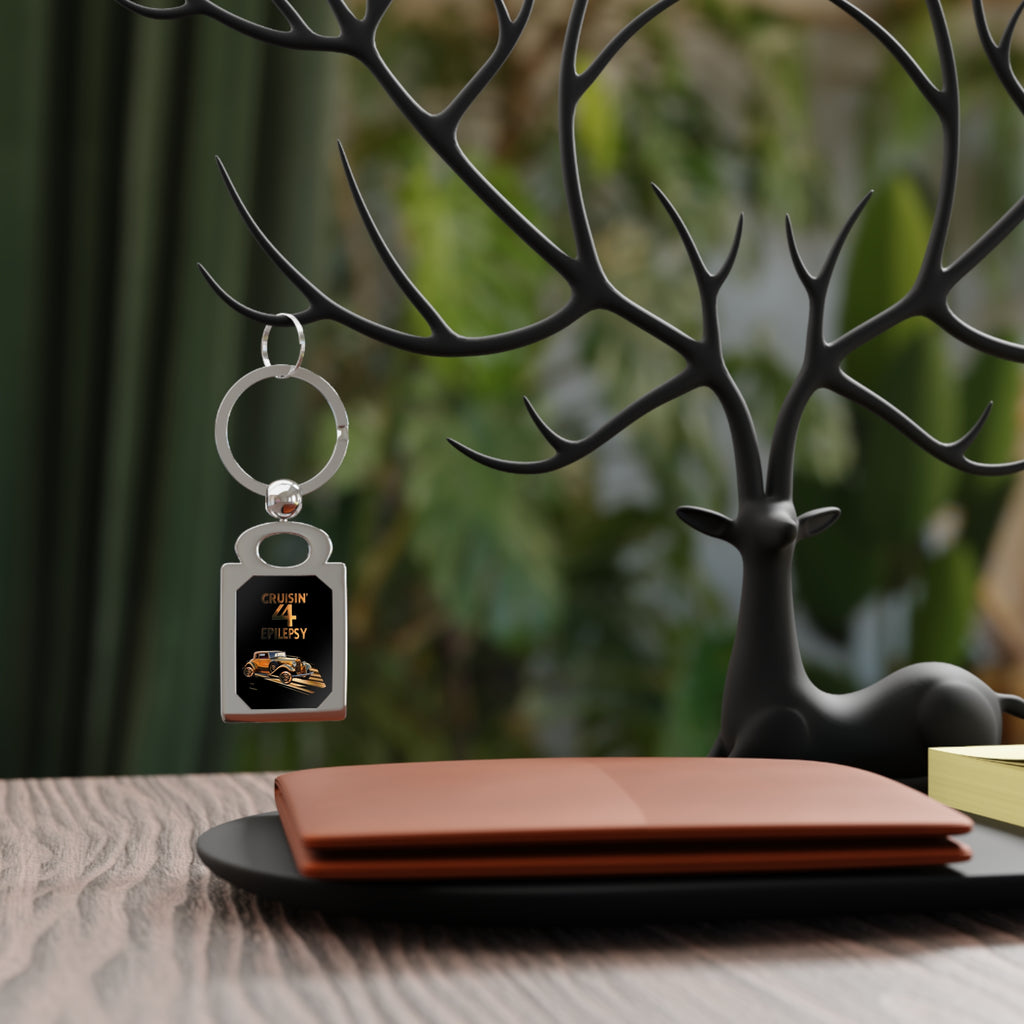 Bronze Vintage Car Cruisin' 4 Epilepsy Photo Keyring