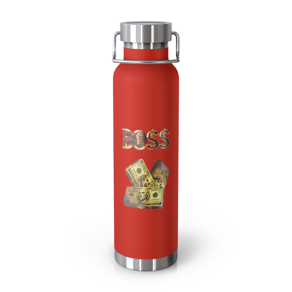 *BO$$*  Money Copper Insulated Water Bottle | 22oz
