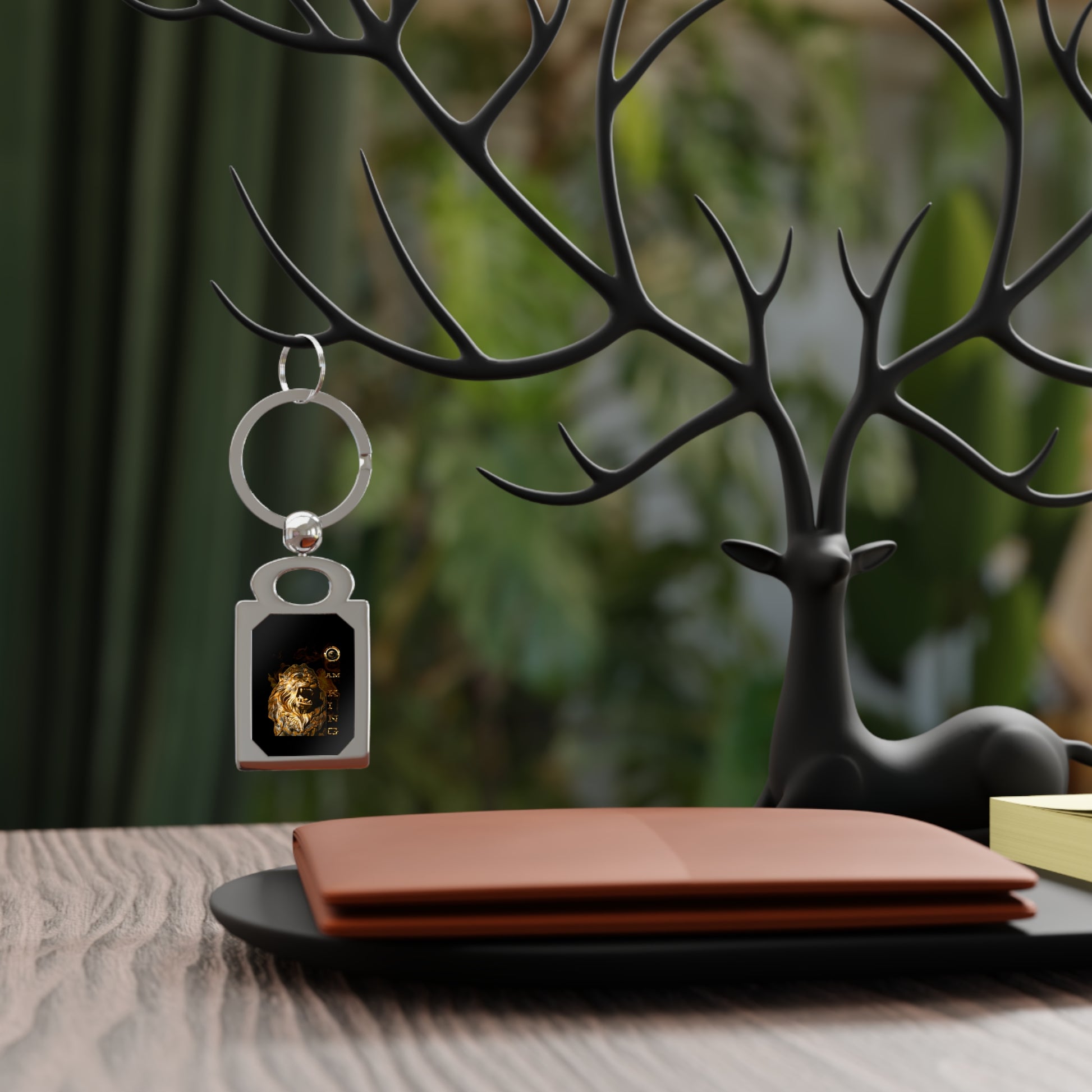 I Am King Photo Keyring