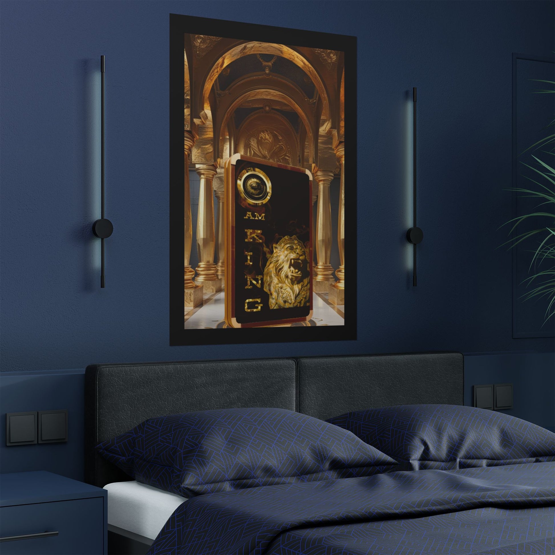 I Am King Satin Poster