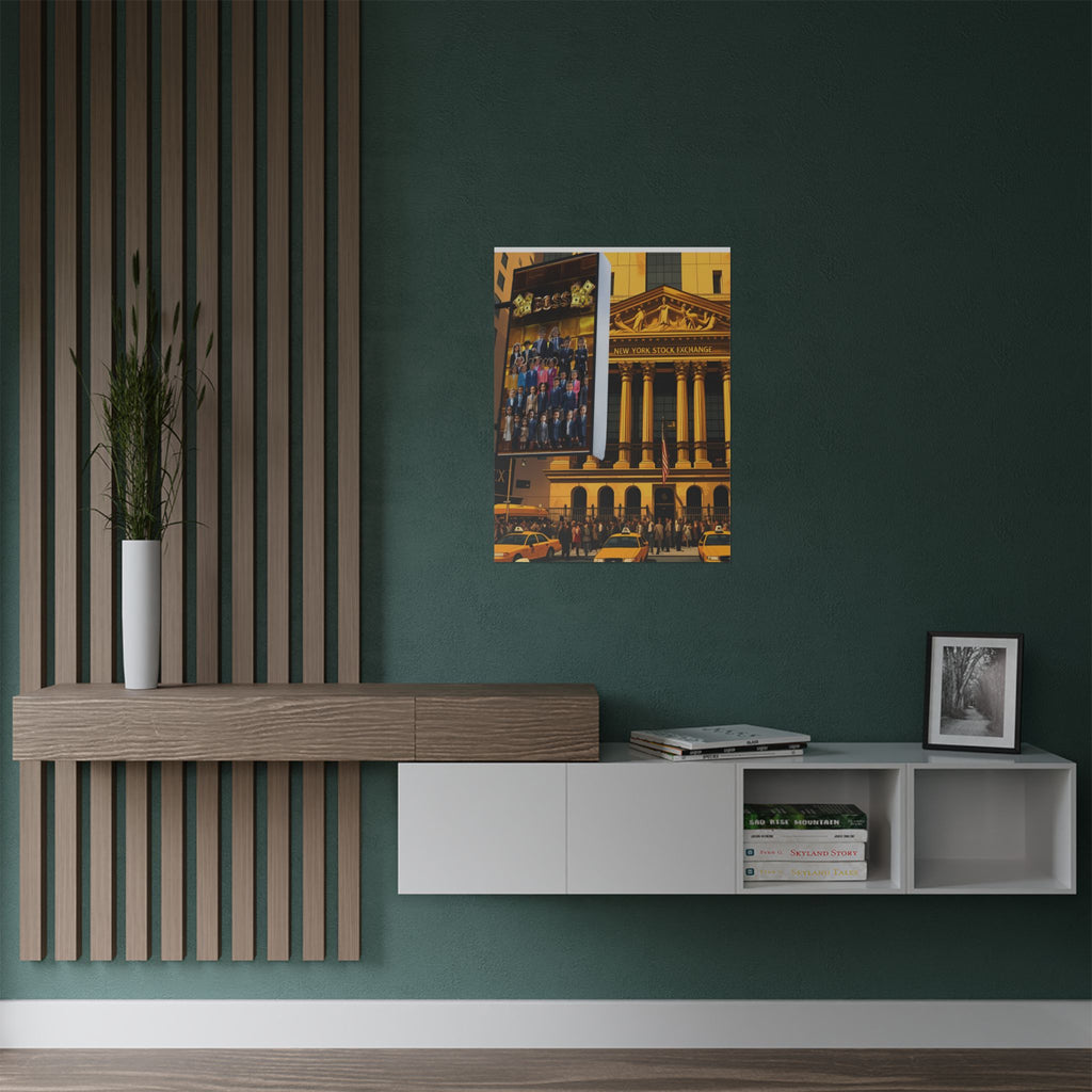 NY Stock Exchange Satin Poster