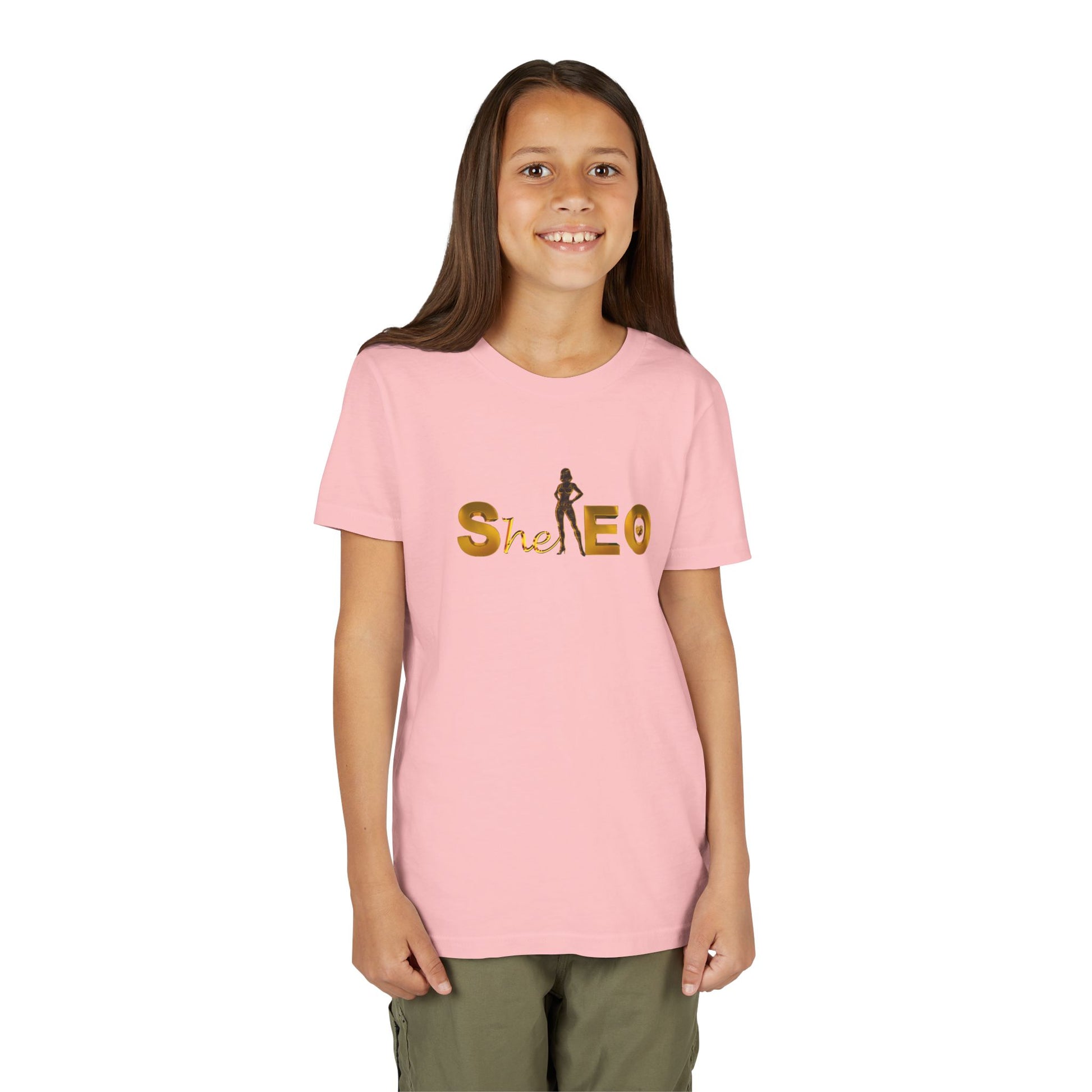 Youth Girl’s *SHE*-EO Short Sleeve Tee
