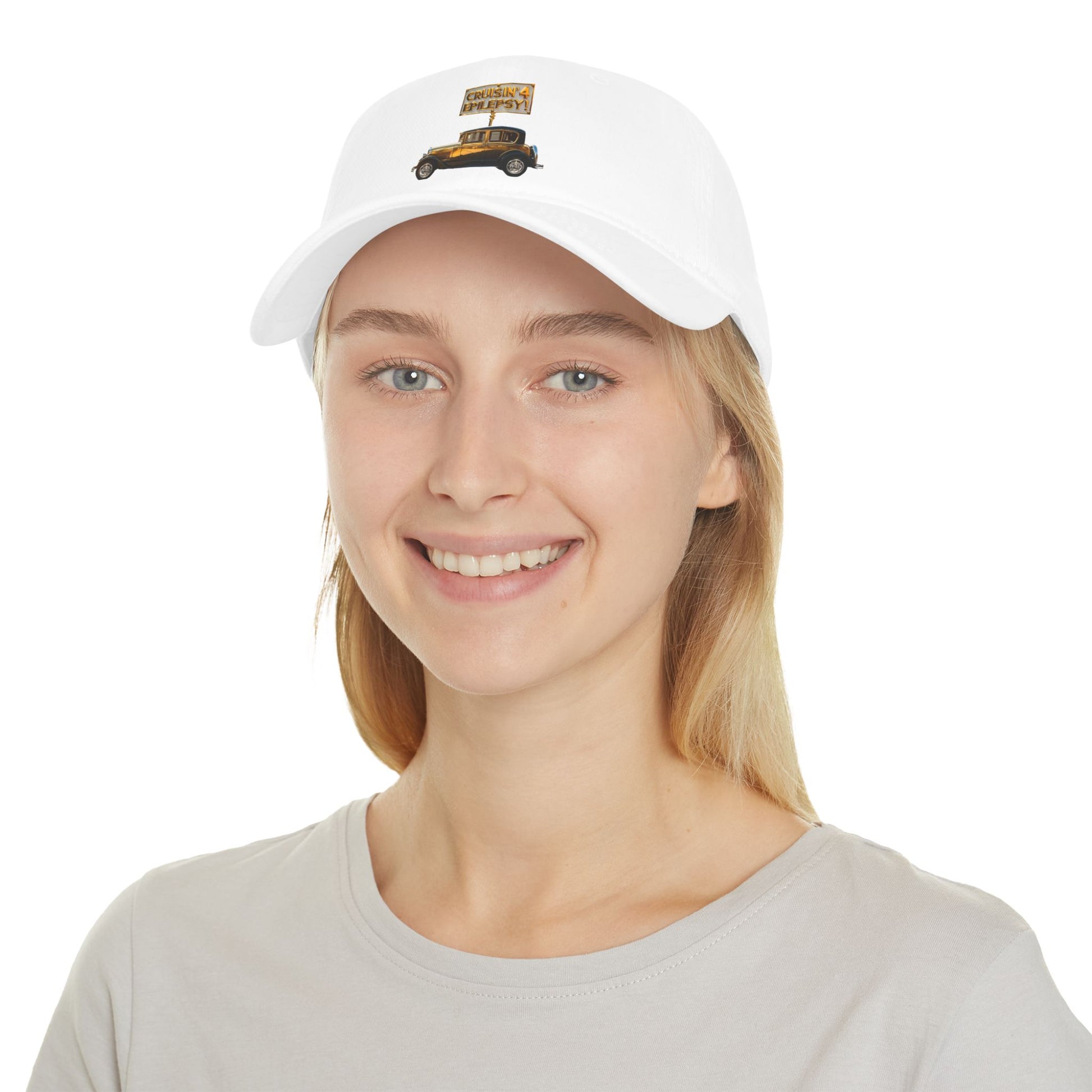 Gold Vintage Car Cruisin’ 4 Epilepsy Baseball Cap