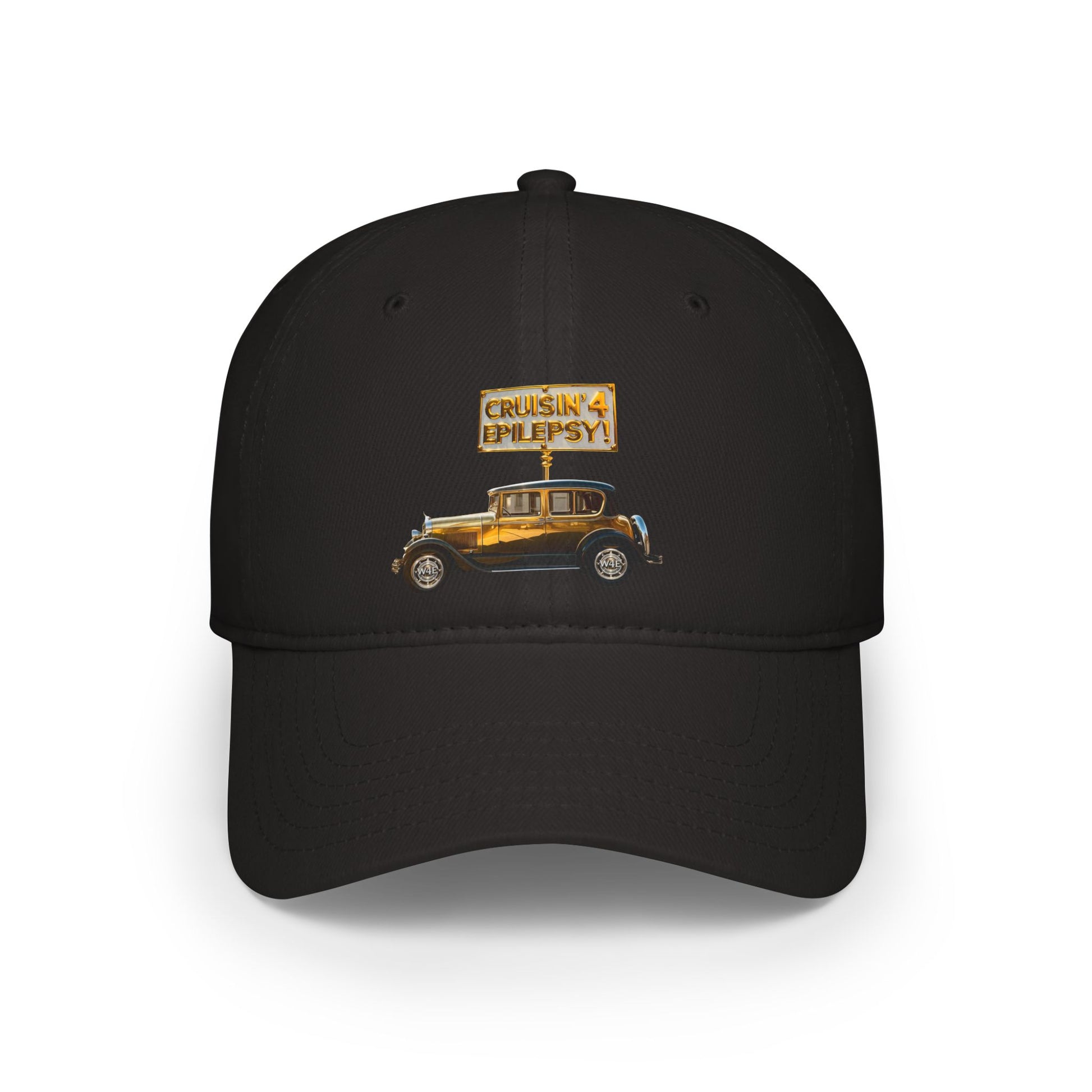 Gold Vintage Car Cruisin’ 4 Epilepsy Baseball Cap