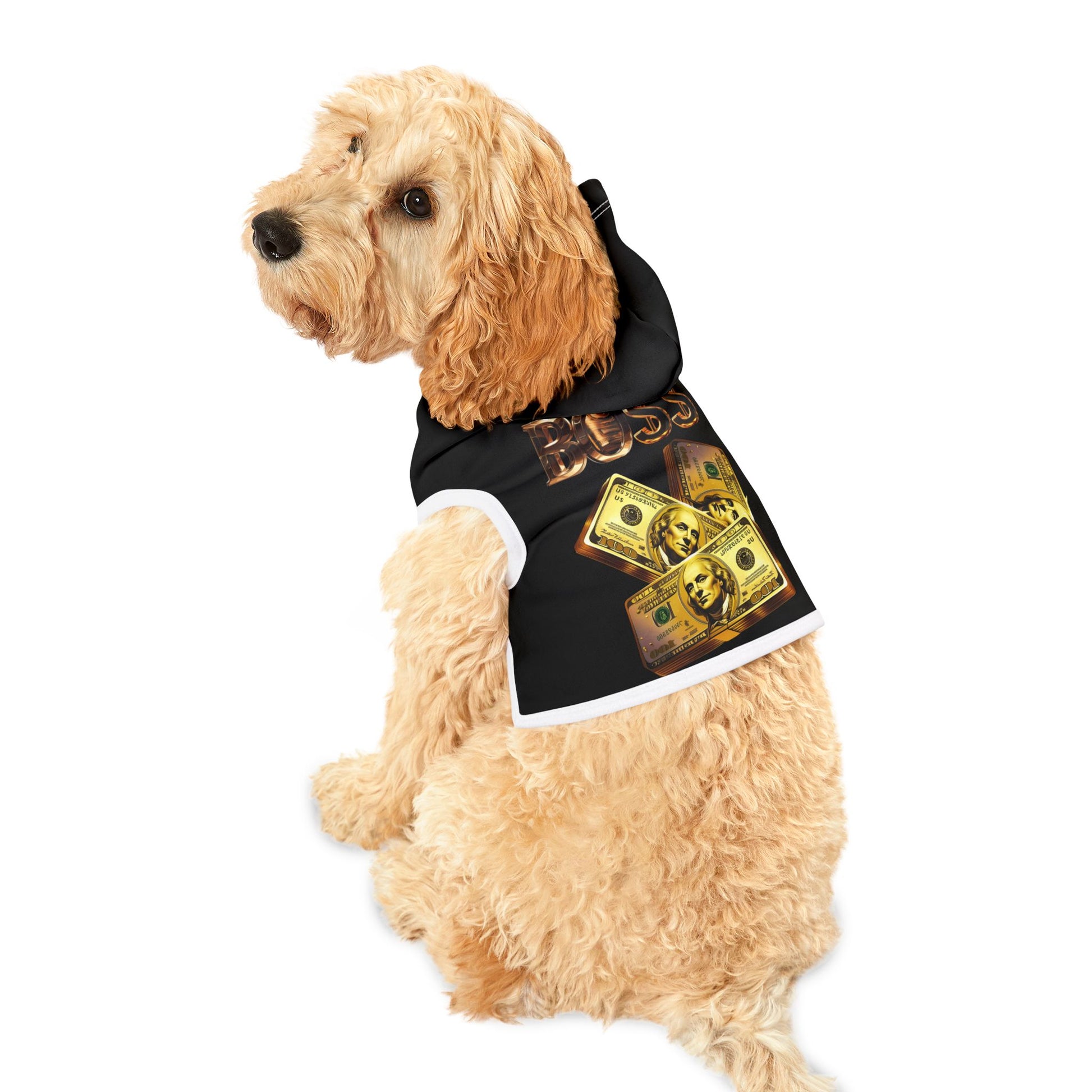 BO$$ Pet Hoodie, Black