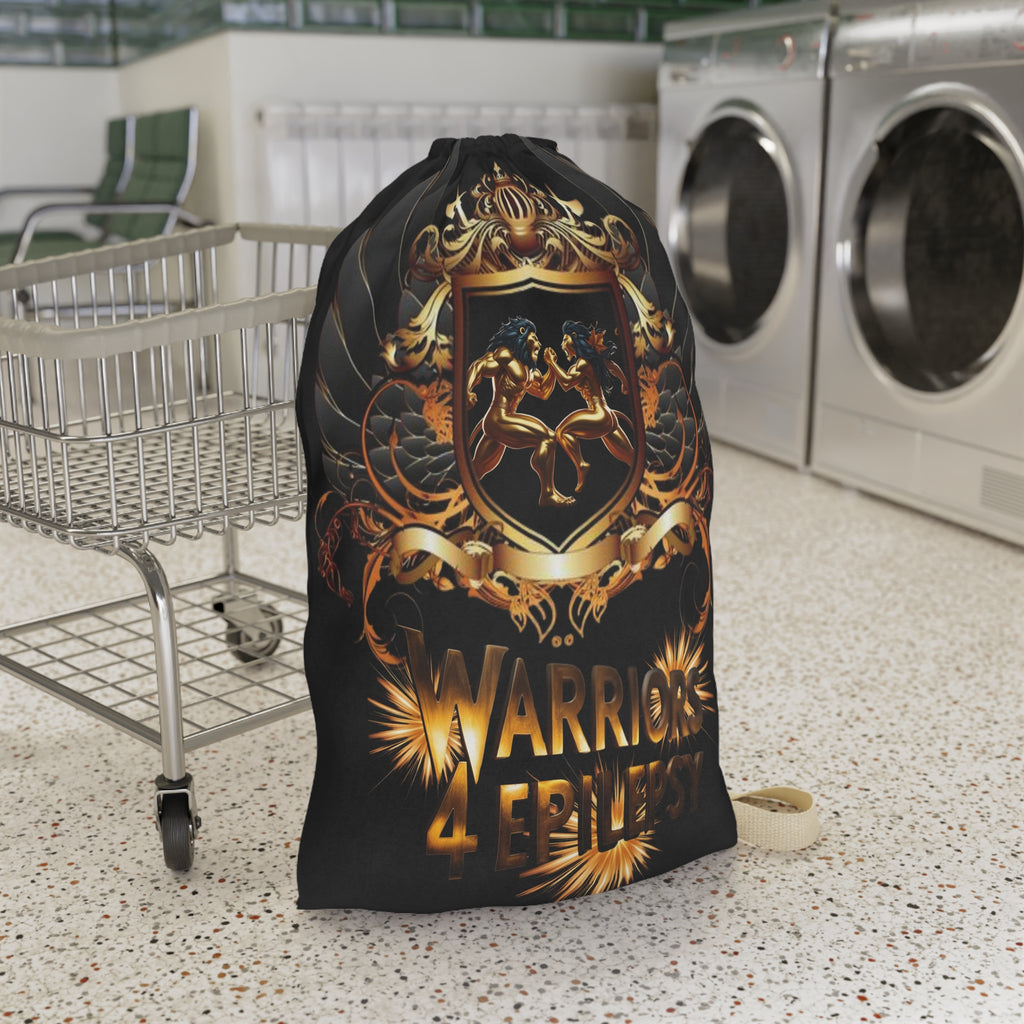 Warrior Spirit Laundry Bag | Elegant Storage Solution, Unisex Gift, Fitness Accessory, Travel Companion, Home Organizer