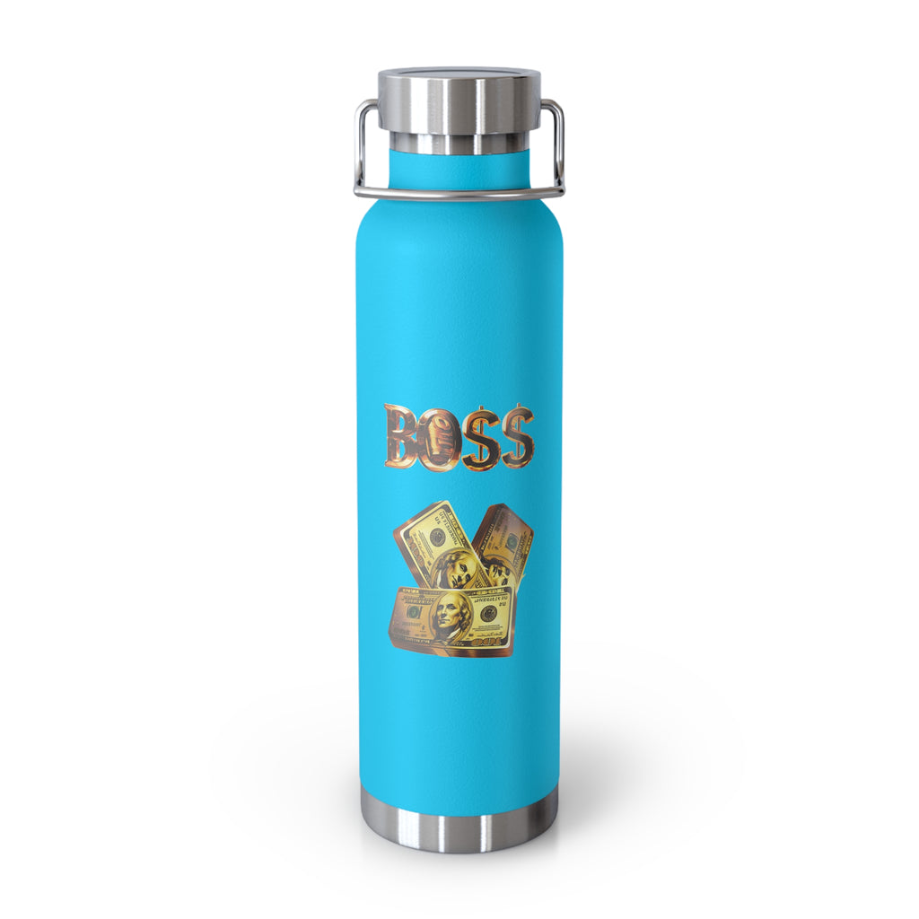 *BO$$*  Money Copper Insulated Water Bottle | 22oz