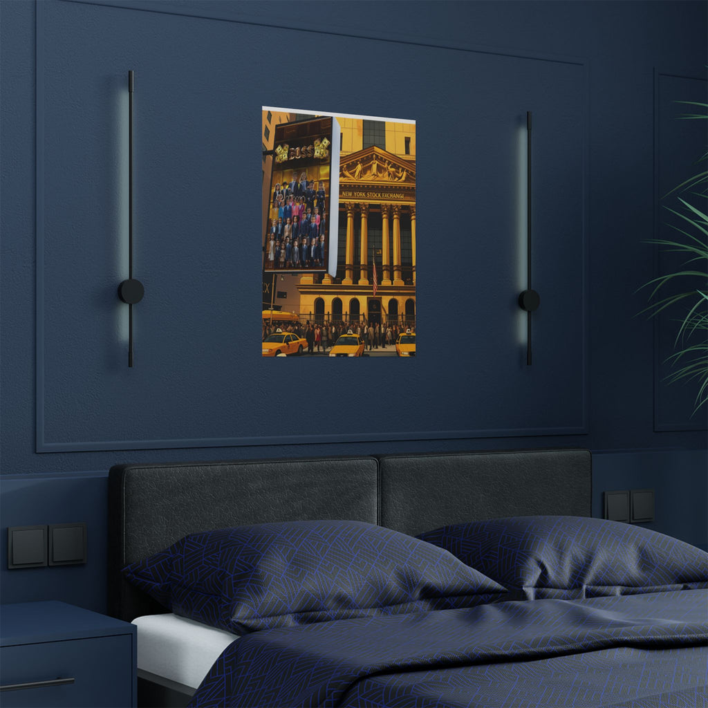NY Stock Exchange Satin Poster
