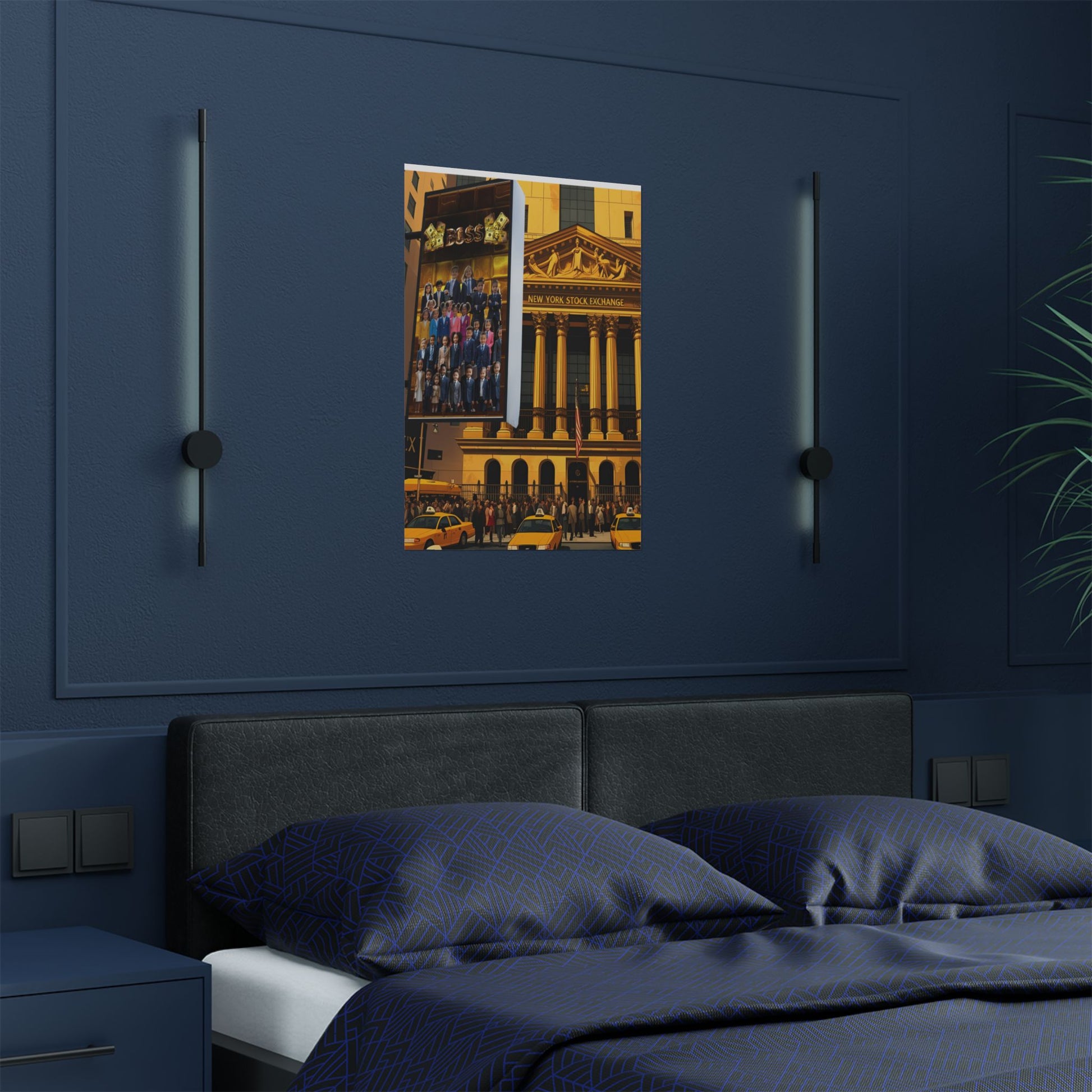 NY Stock Exchange Satin Poster
