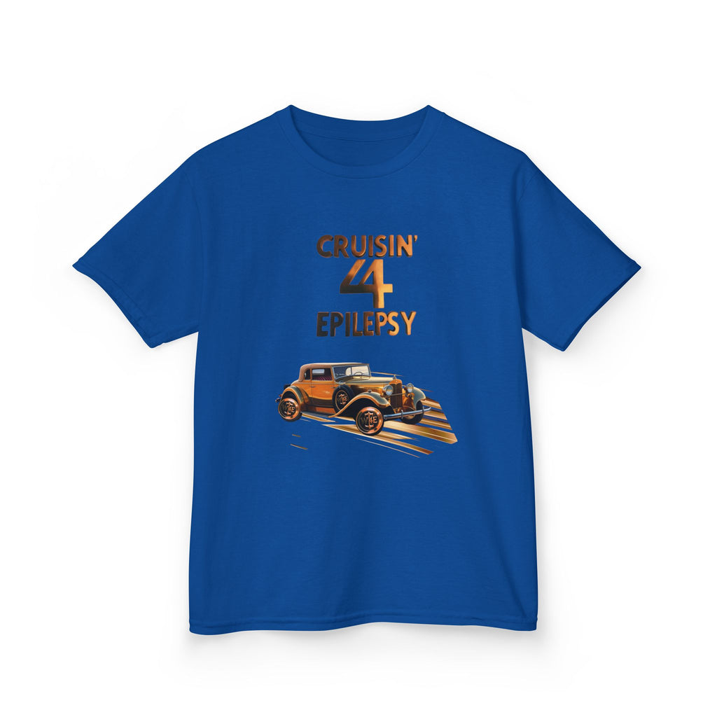 Unisex Kids Bronze Vintage Car Cruisin’ 4 Epilepsy Cotton Tee