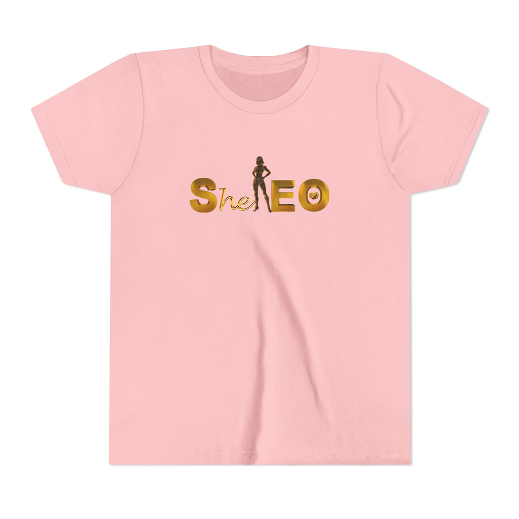 Youth Girl’s *SHE*-EO Short Sleeve Tee