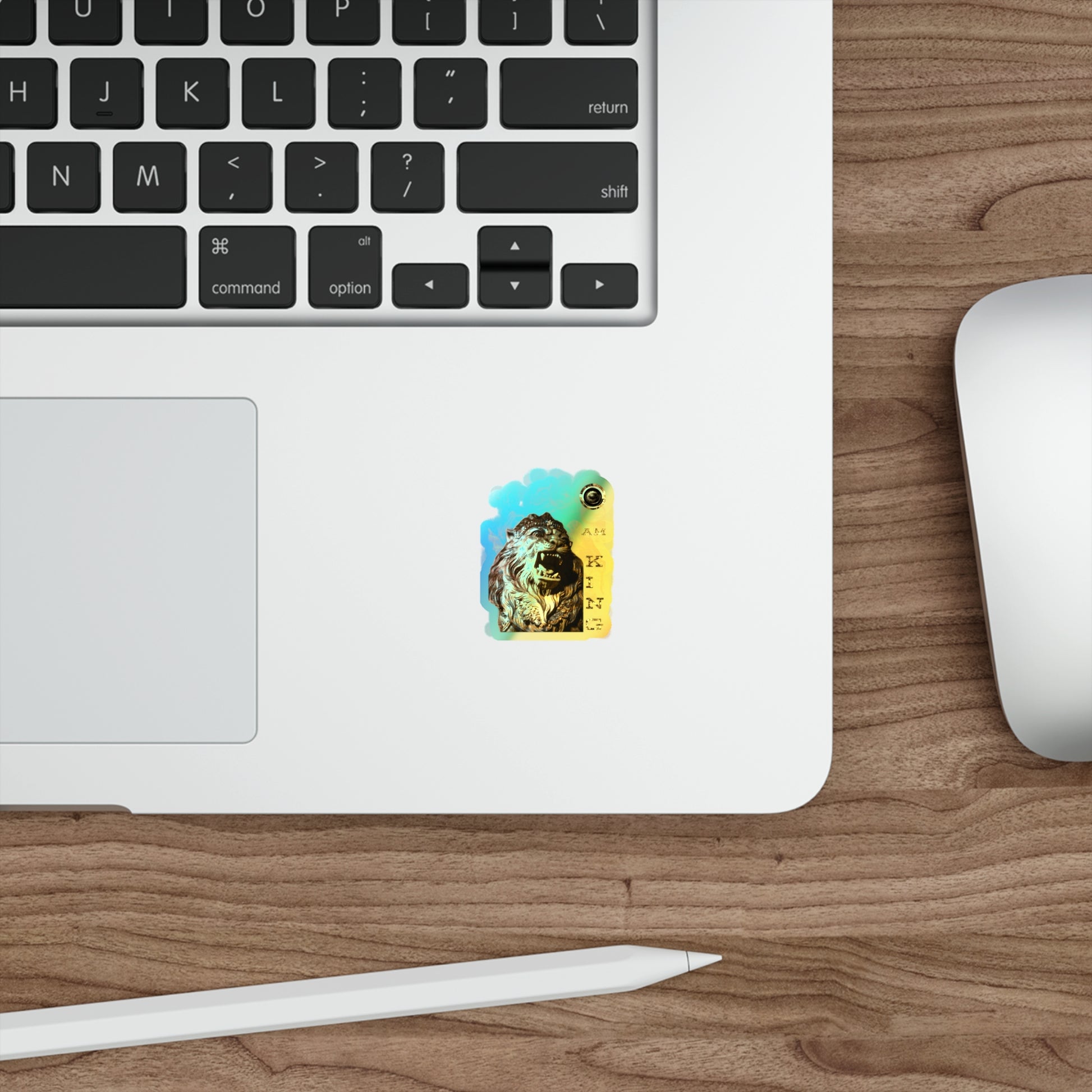 I Am King Colorful Die-Cut Stickers