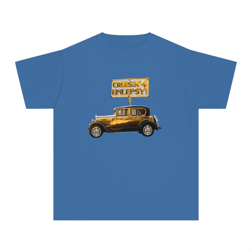 Unisex Gold Vintage Car Cruisin' Tee for Youth Shirt