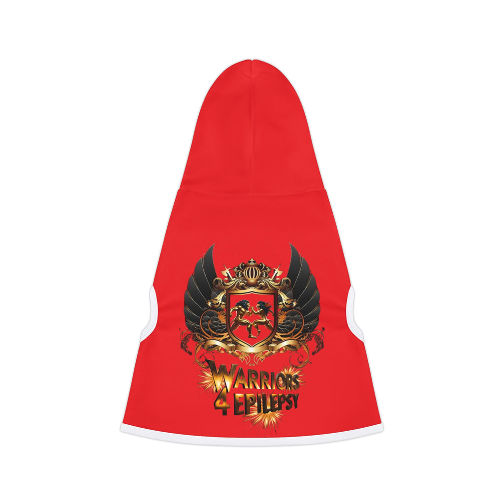 Warriors 4 Epilepsy Pet Hoodie, Red,