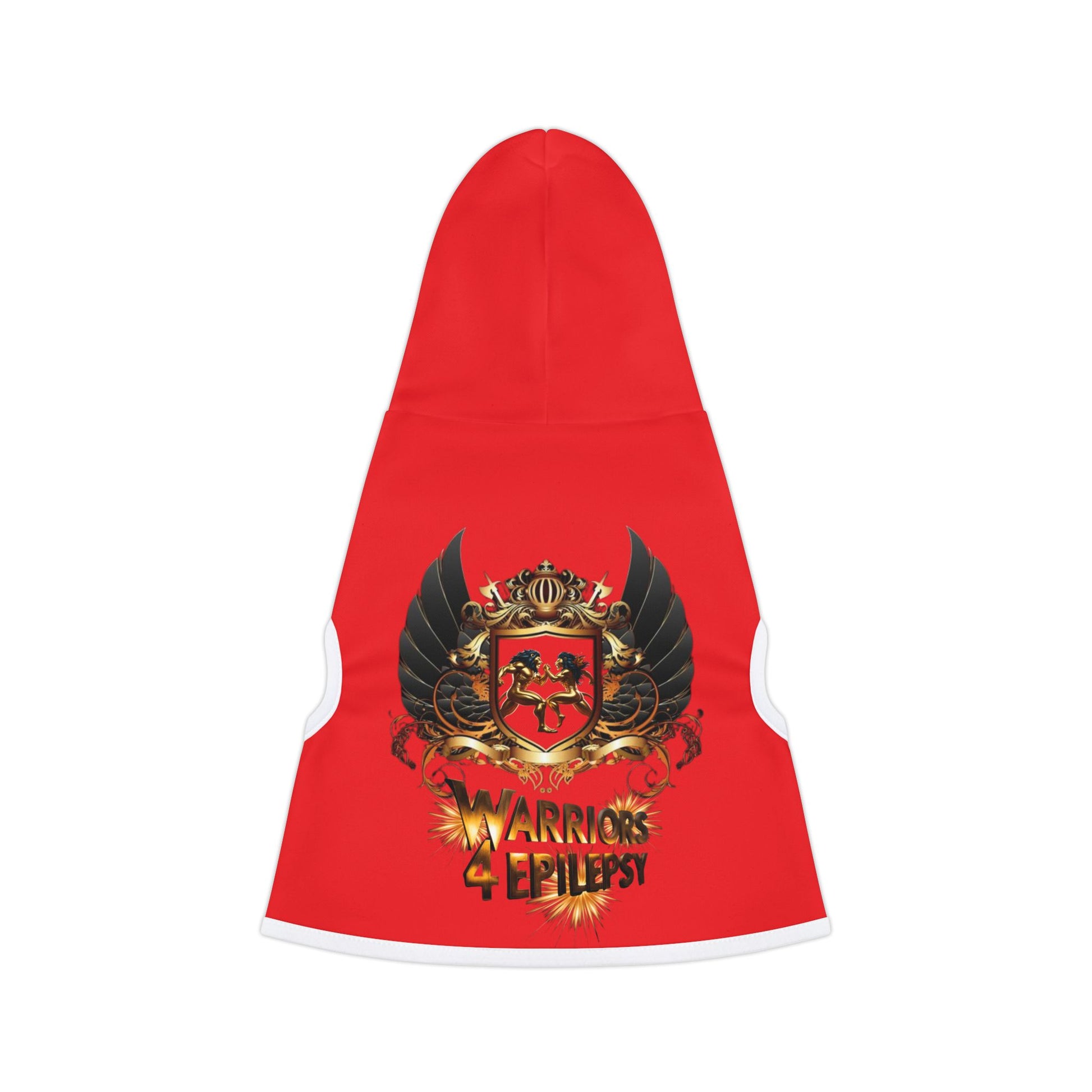 Warriors 4 Epilepsy Pet Hoodie, Red,