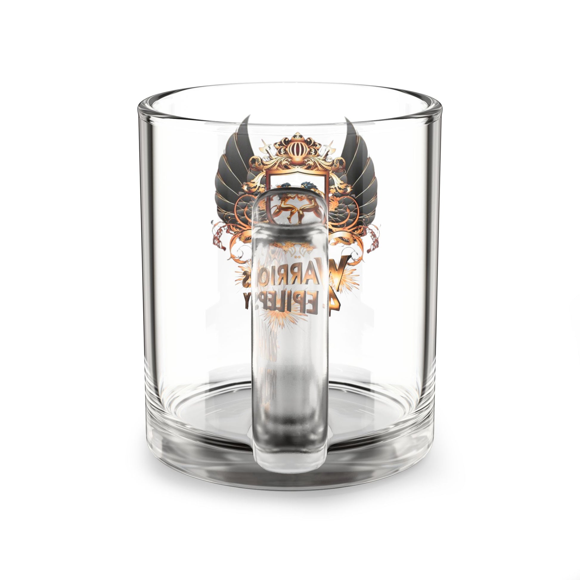 Warriors 4 Epilepsy Glass Mug, 10oz