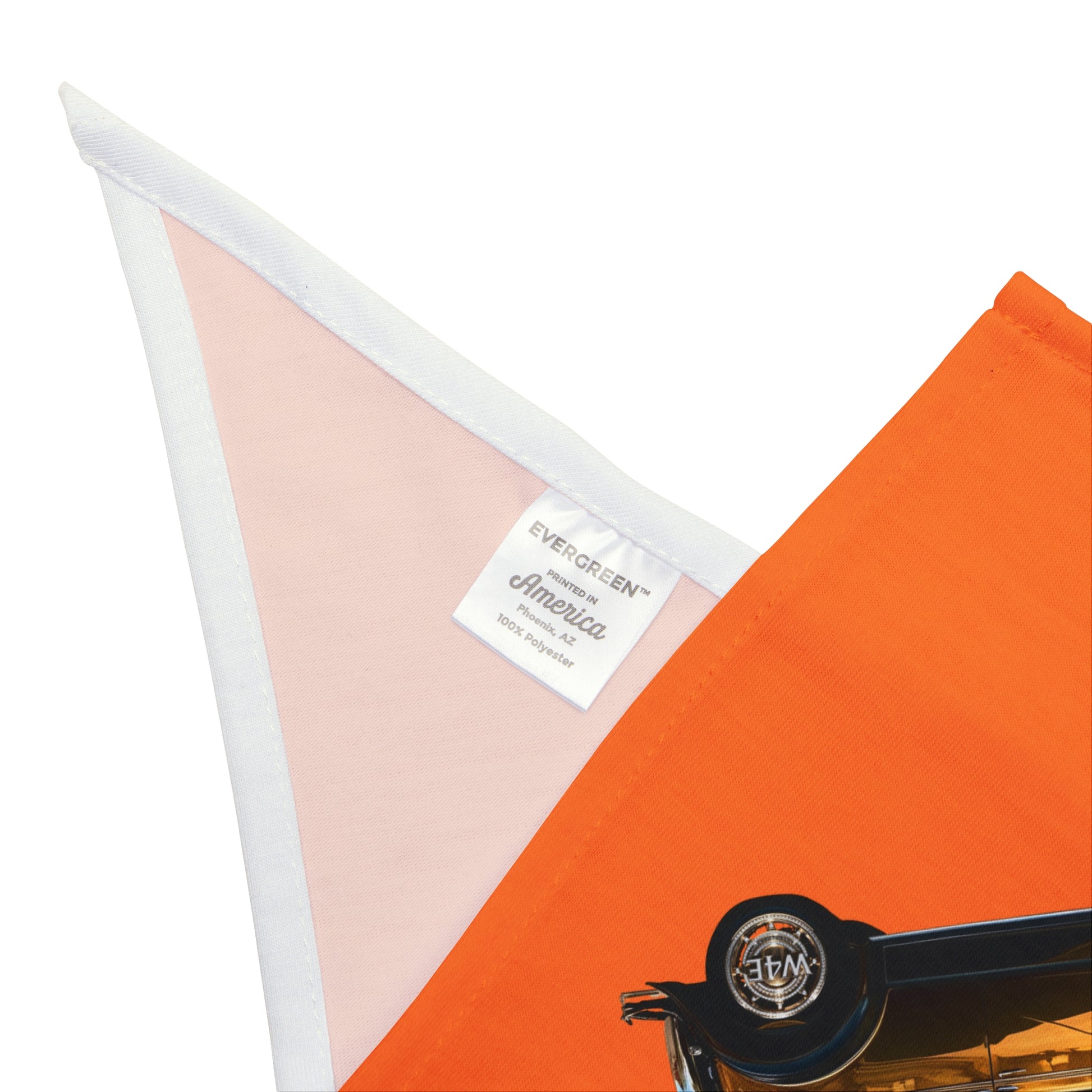 Gold Vintage Car Cruisin' 4 Epilepsy Pet Bandana, Orange