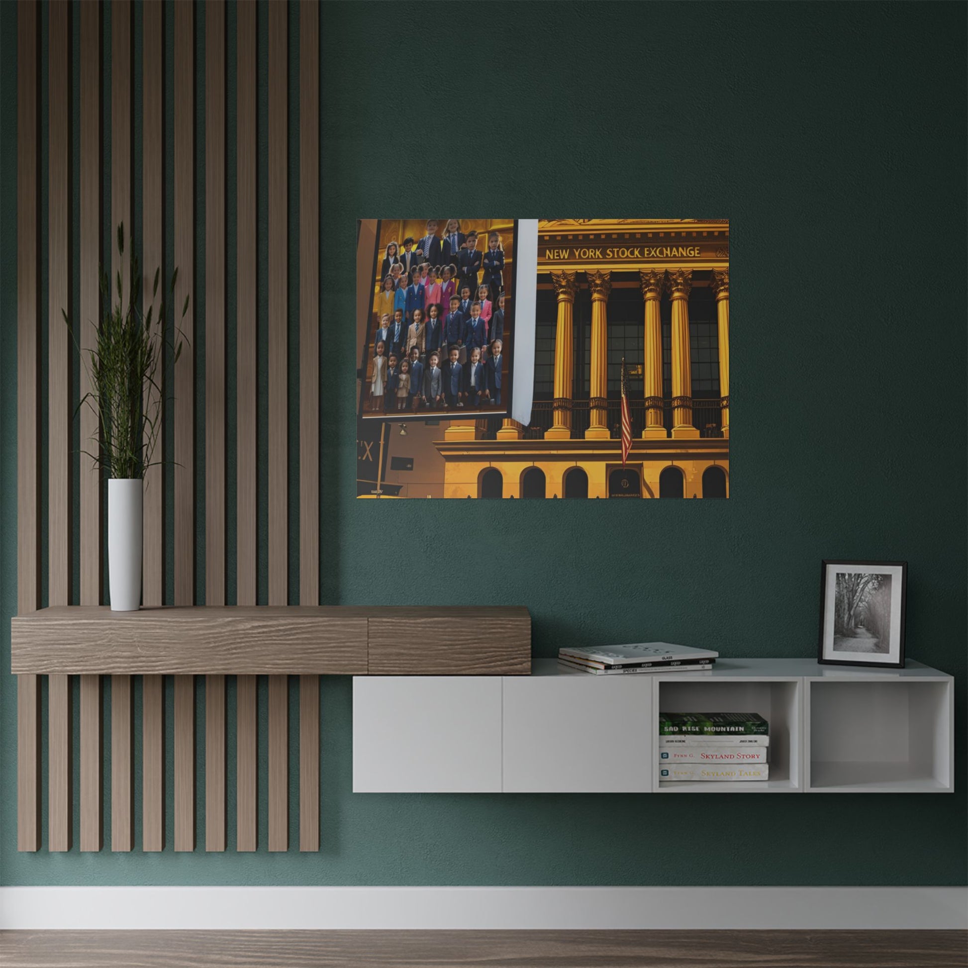NY Stock Exchange Satin Poster