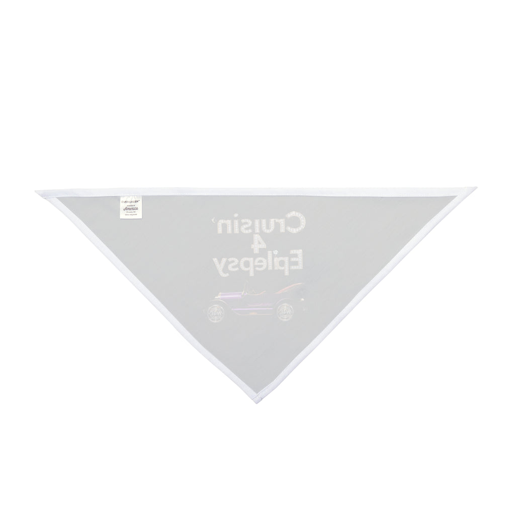 Bling Cruisin' 4 Epilepsy Pet Bandana, Black