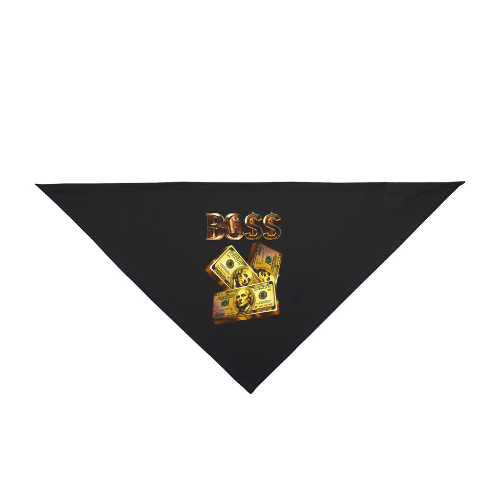 BO$$ Pet Bandana, Black