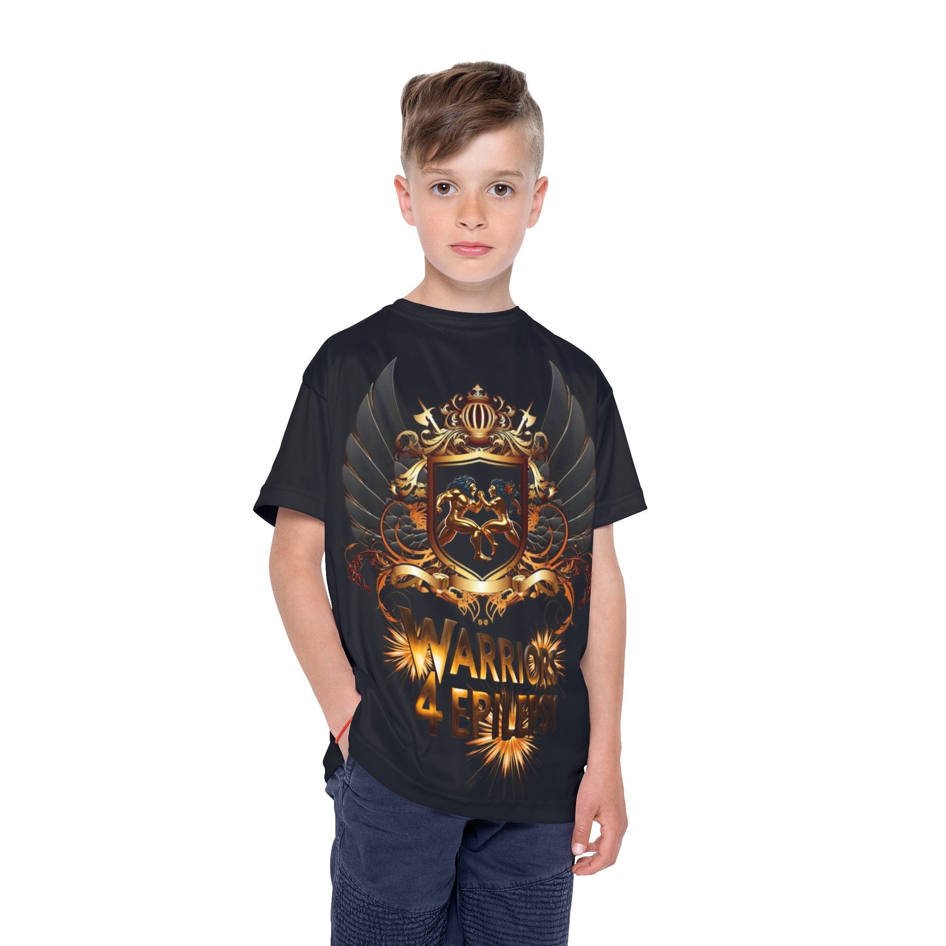 Unisex Youth Warriors 4 Epilepsy Short Sleeve Shirt