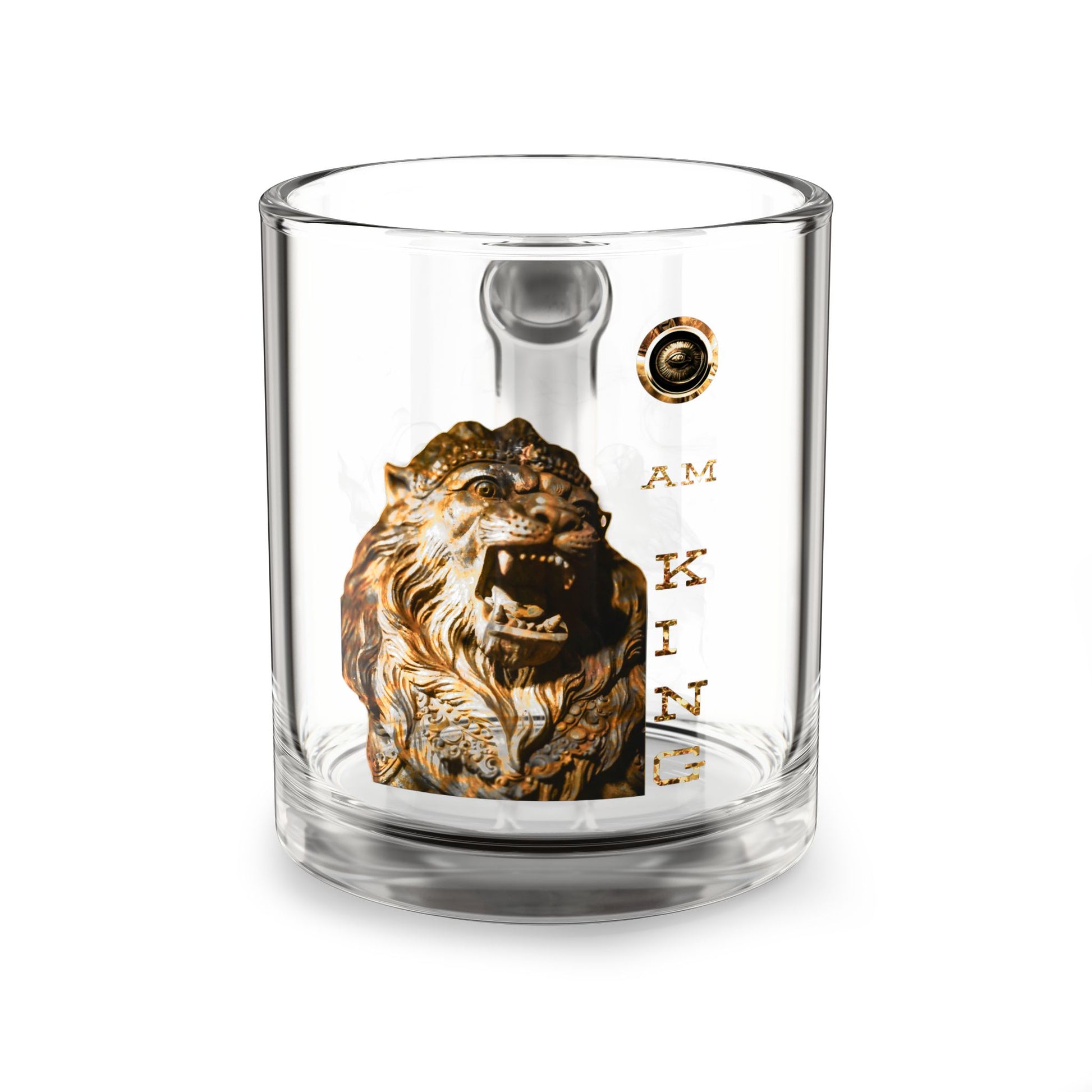 I Am King Glass Mug, 10oz