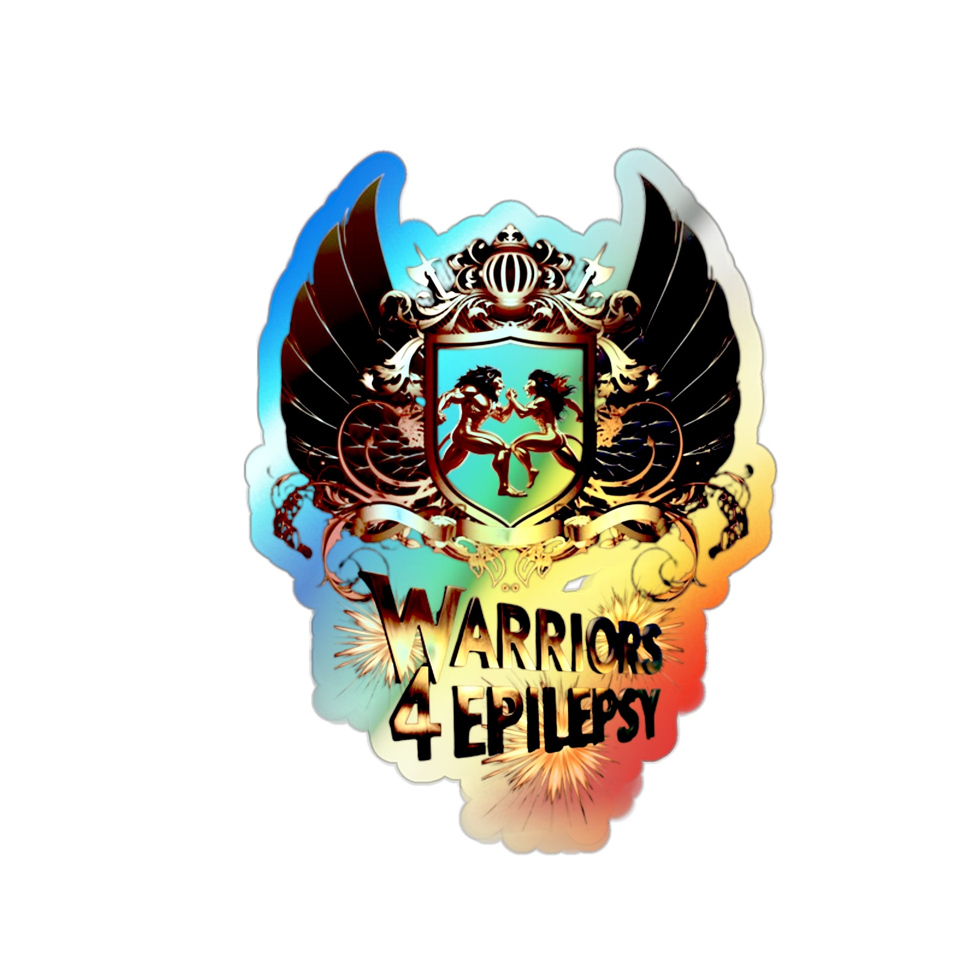 Warriors 4 Epilepsy Awareness Stickers