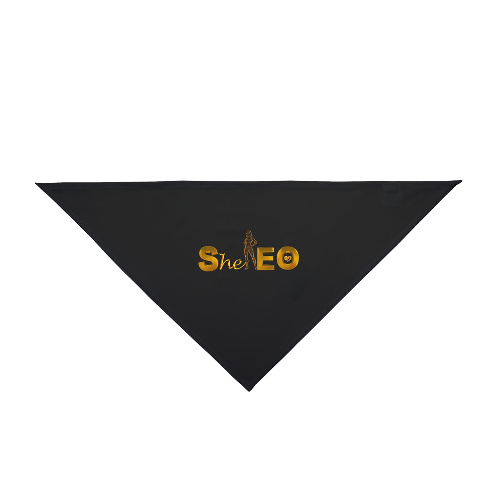*SHE* - EO Pet Bandana, Black