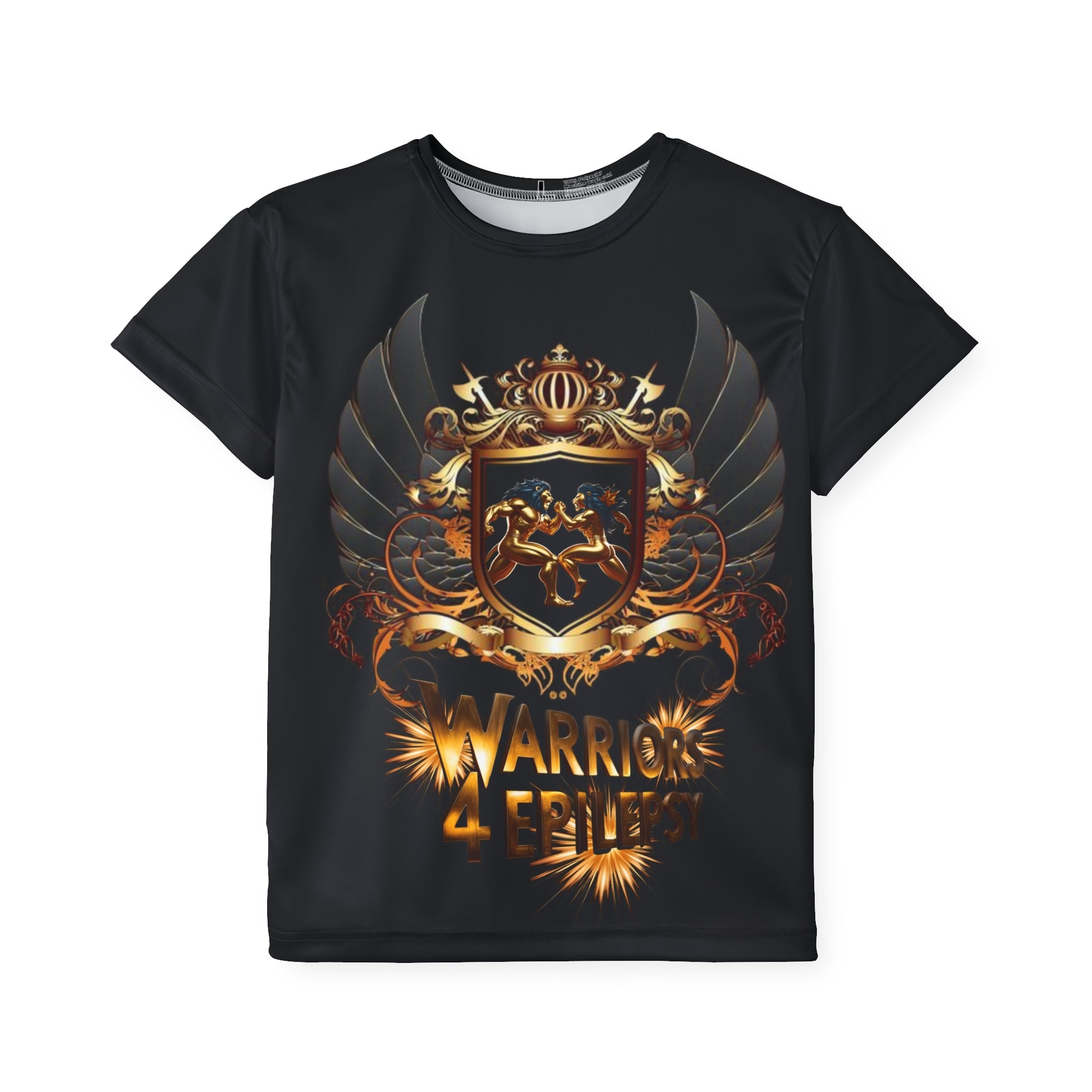 Unisex Youth Warriors 4 Epilepsy Short Sleeve Shirt