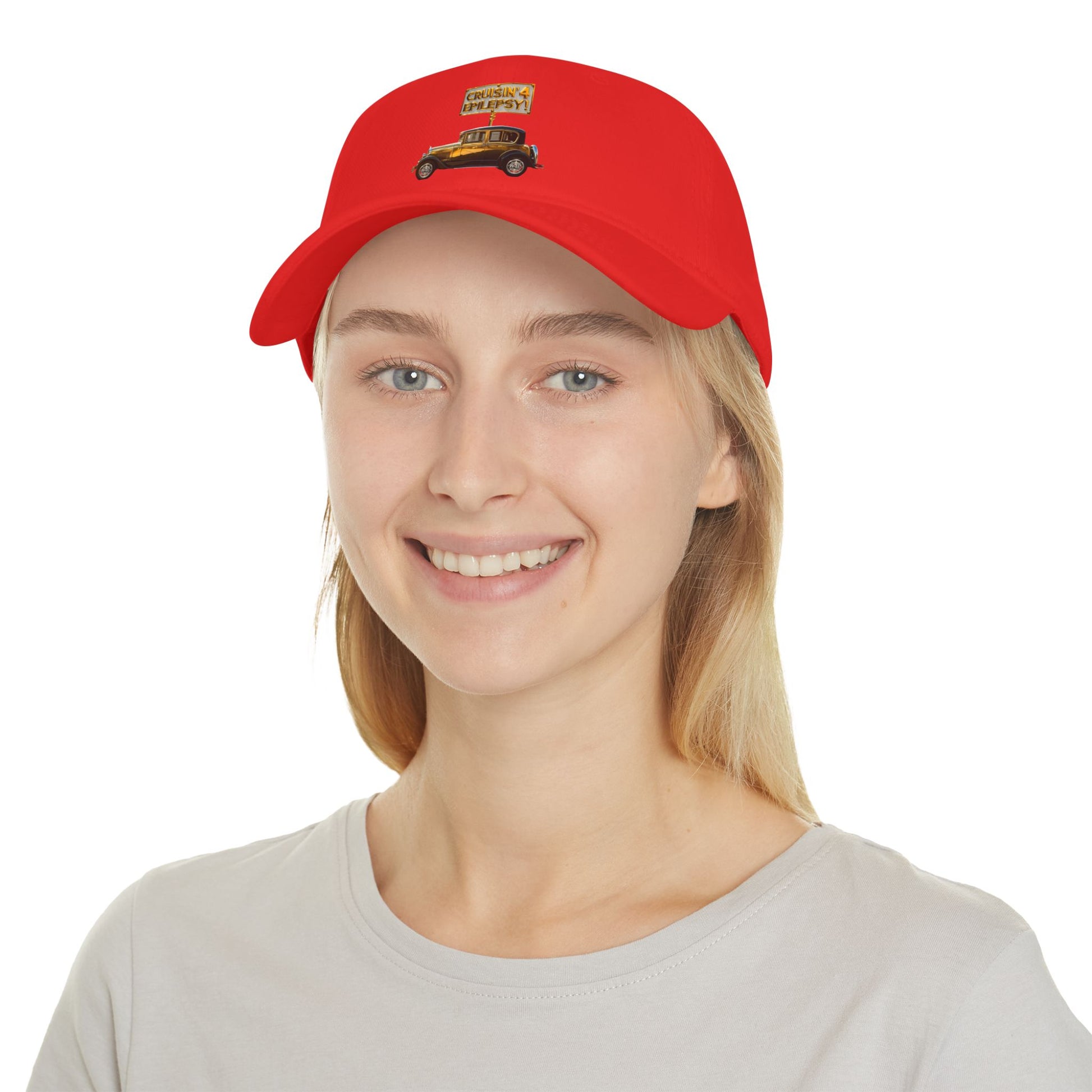 Gold Vintage Car Cruisin’ 4 Epilepsy Baseball Cap