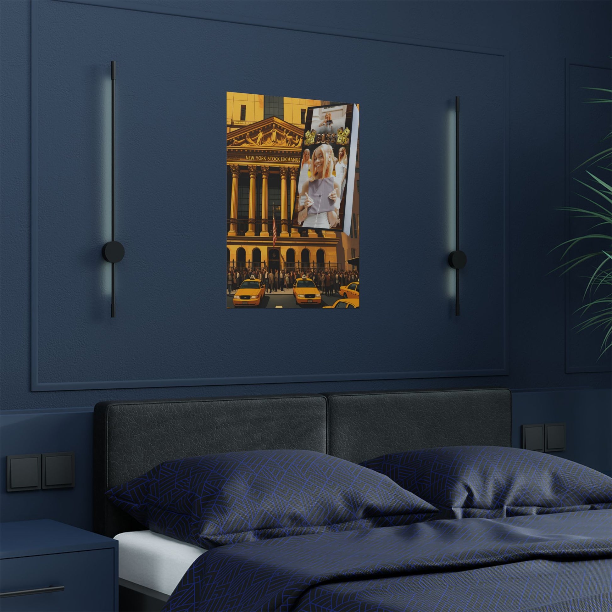 Stylish Satin Posters for Decor, Unique Gift for Art Lovers, Wall Art for Home, Office Inspiration, Creative Room Decor