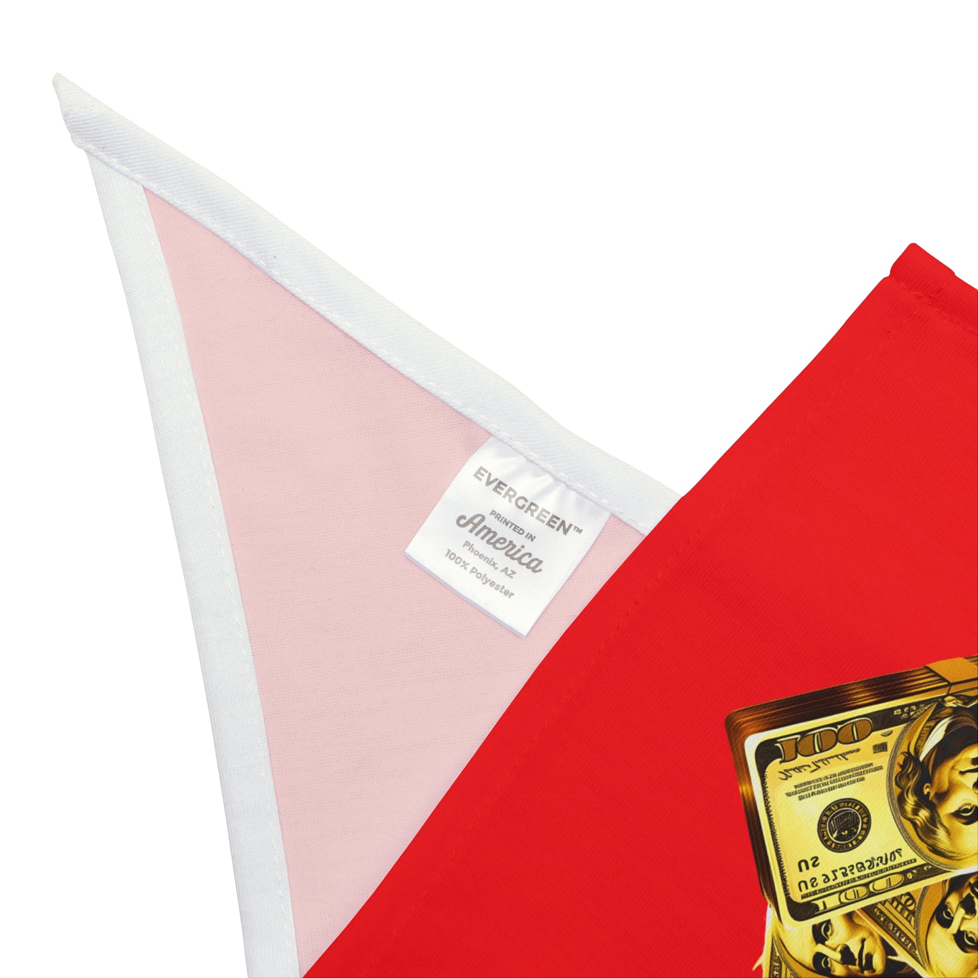 BO$$ Pet Bandana, Red